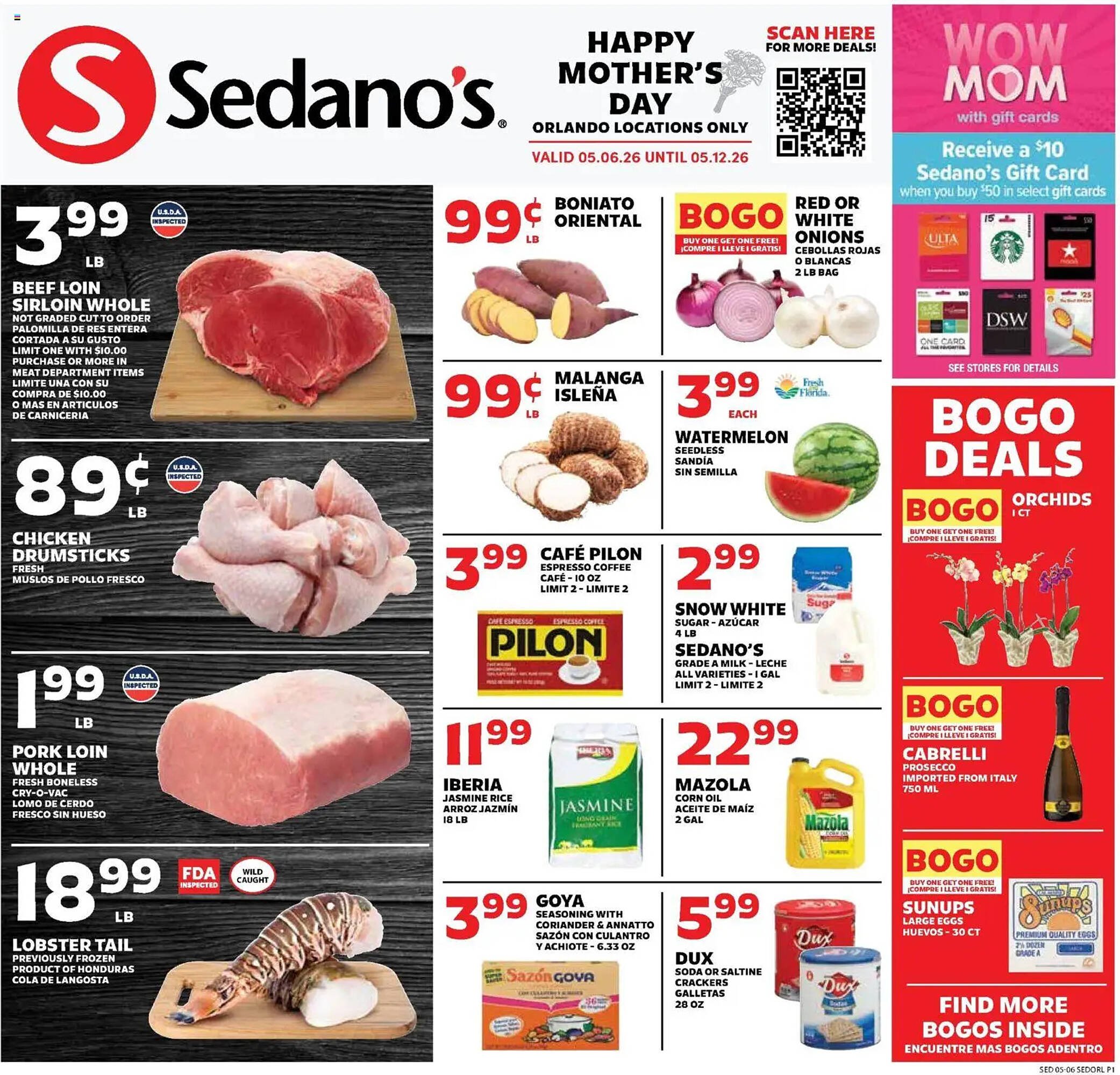 Sedano's weekly ad