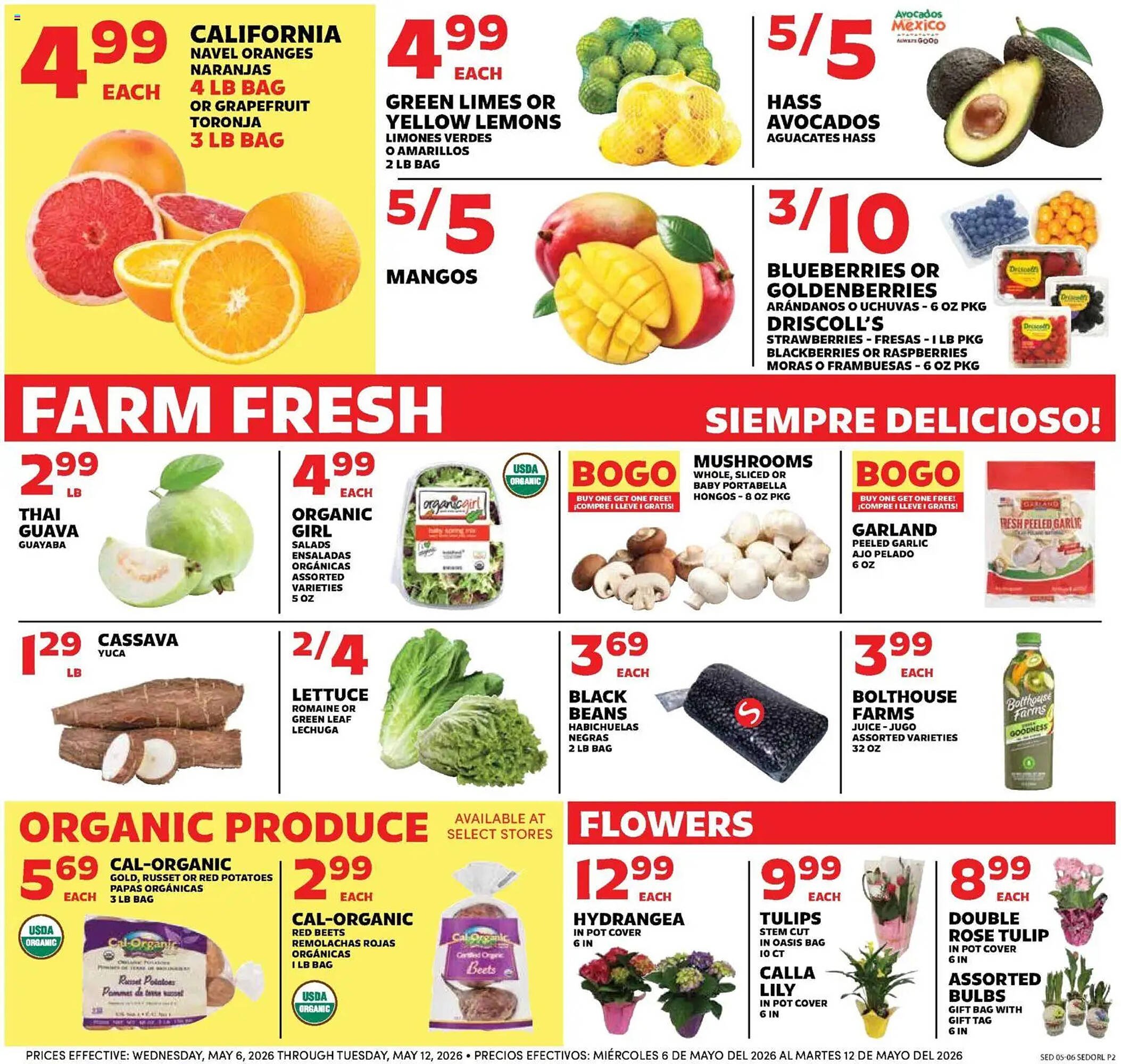 Sedano's weekly ad