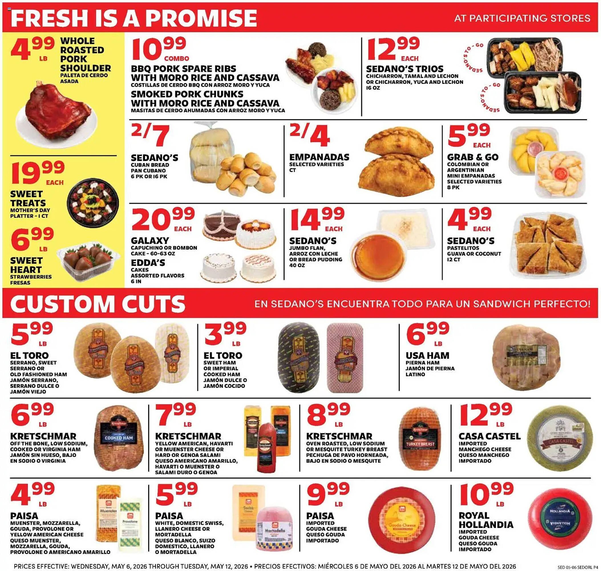 Sedano's weekly ad