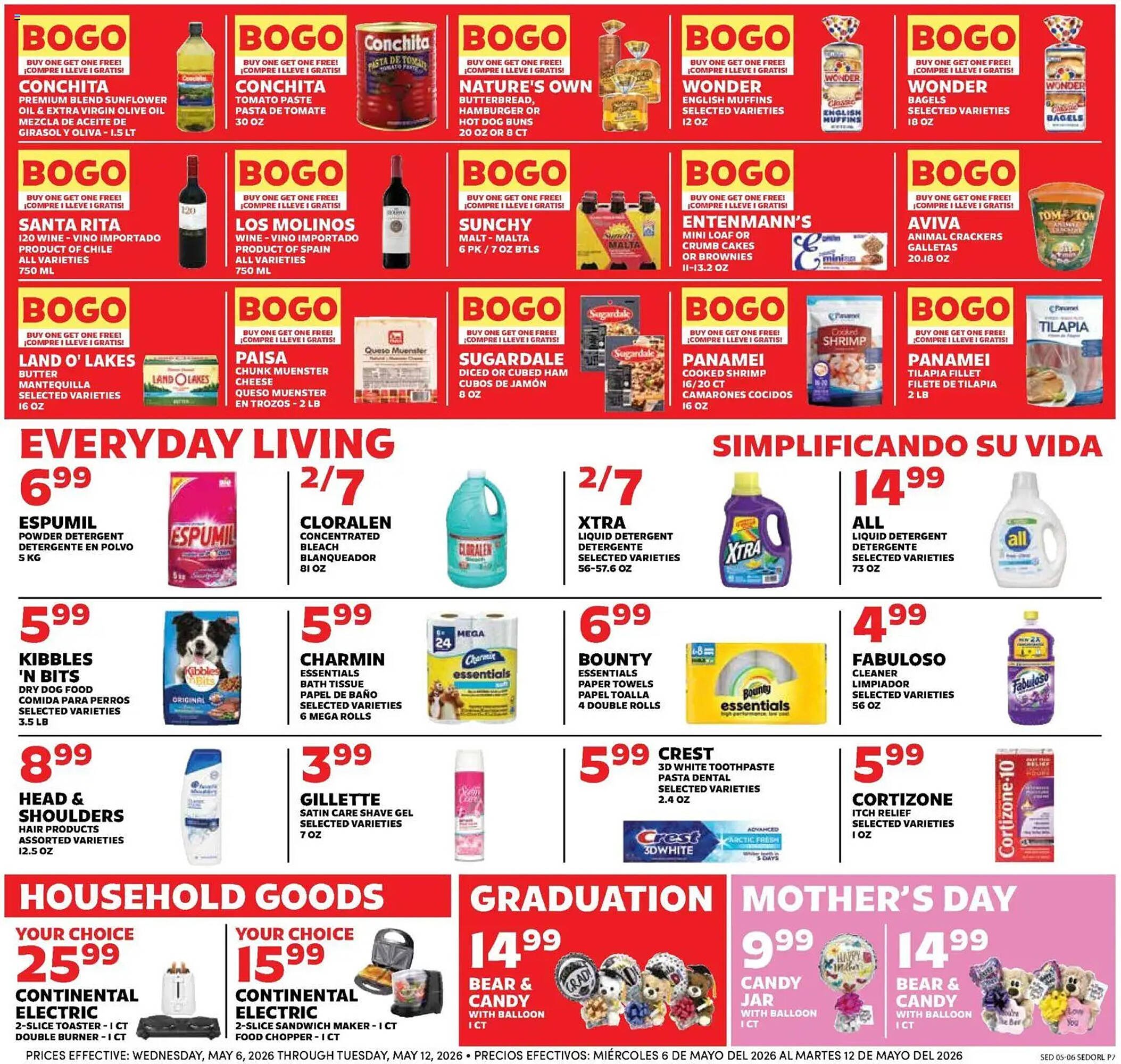 Sedano's weekly ad