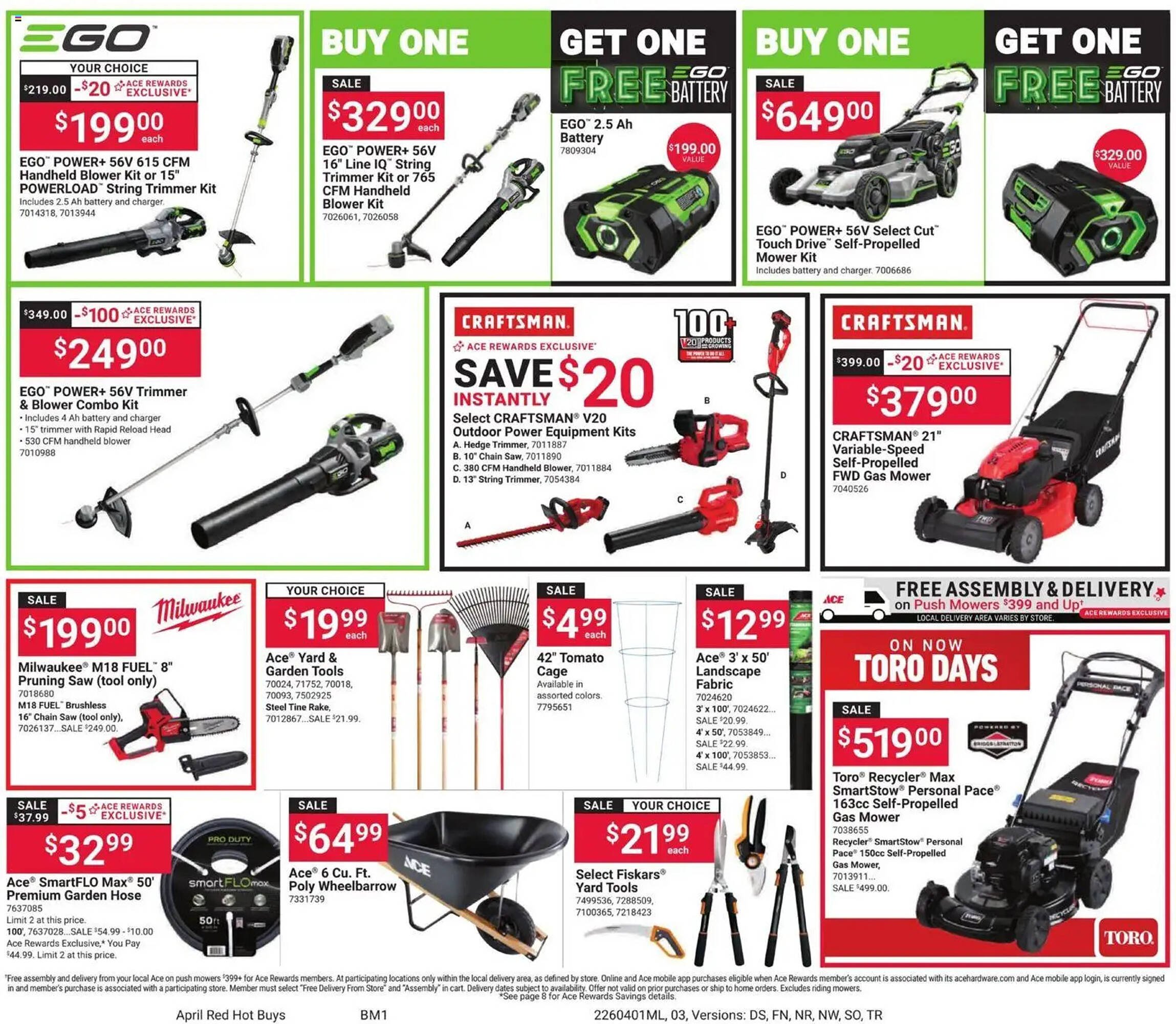 Ace Hardware flyer