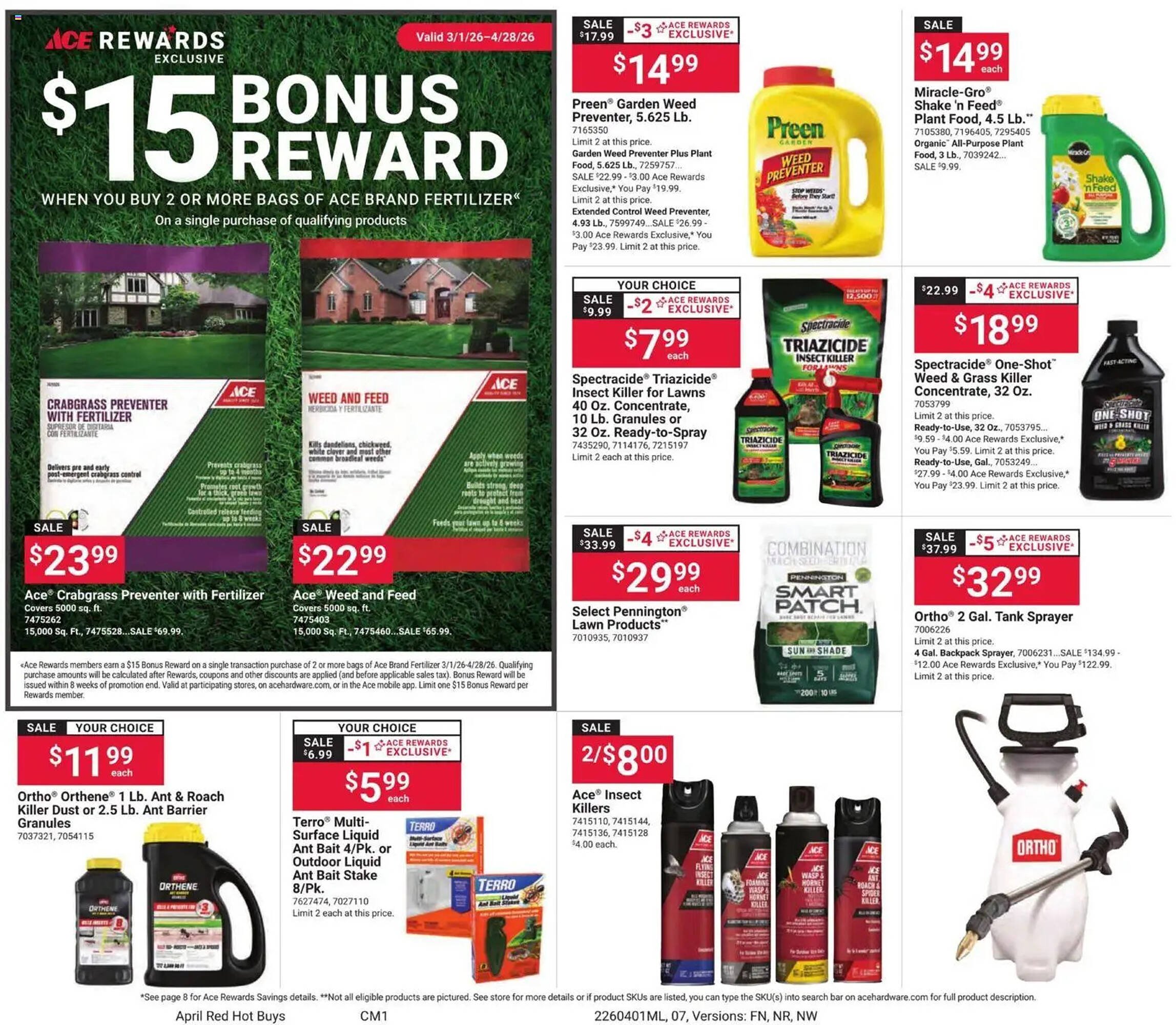 Ace Hardware flyer