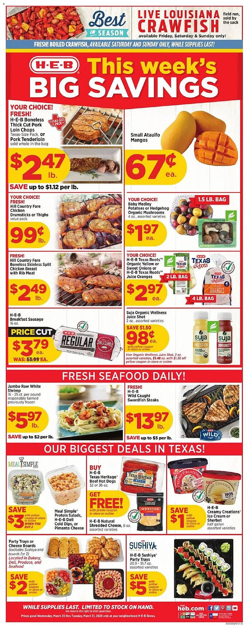 H-E-B weekly ad