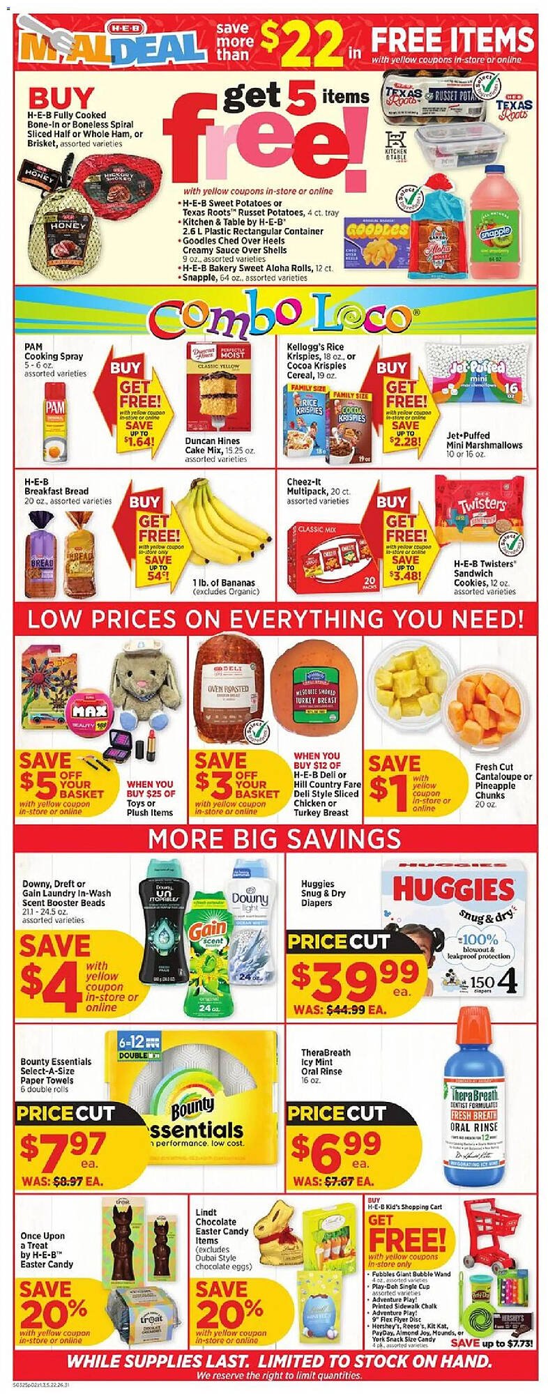 H-E-B weekly ad