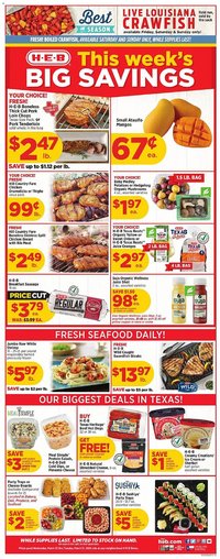 H-E-B weekly ad