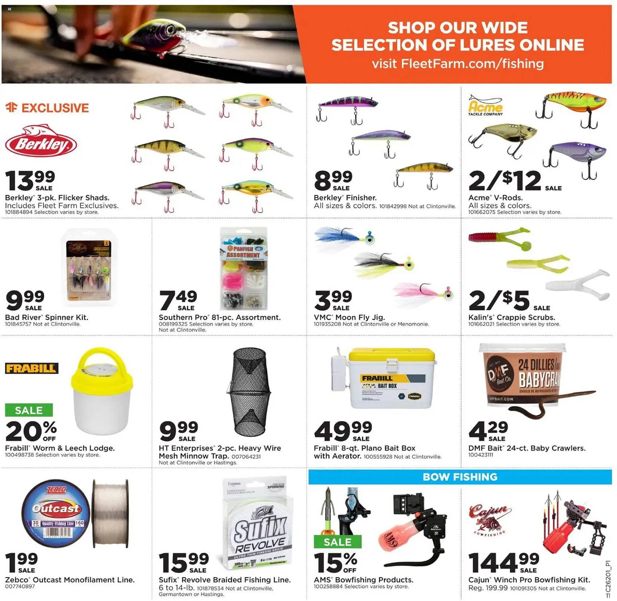 Mills Fleet Farm weekly ad