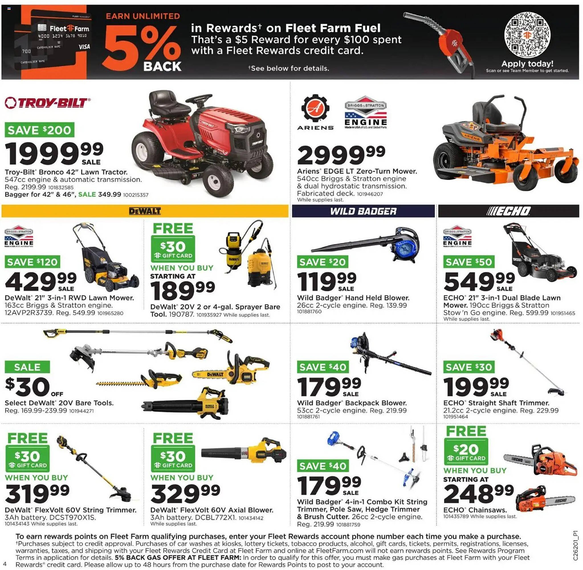 Mills Fleet Farm weekly ad