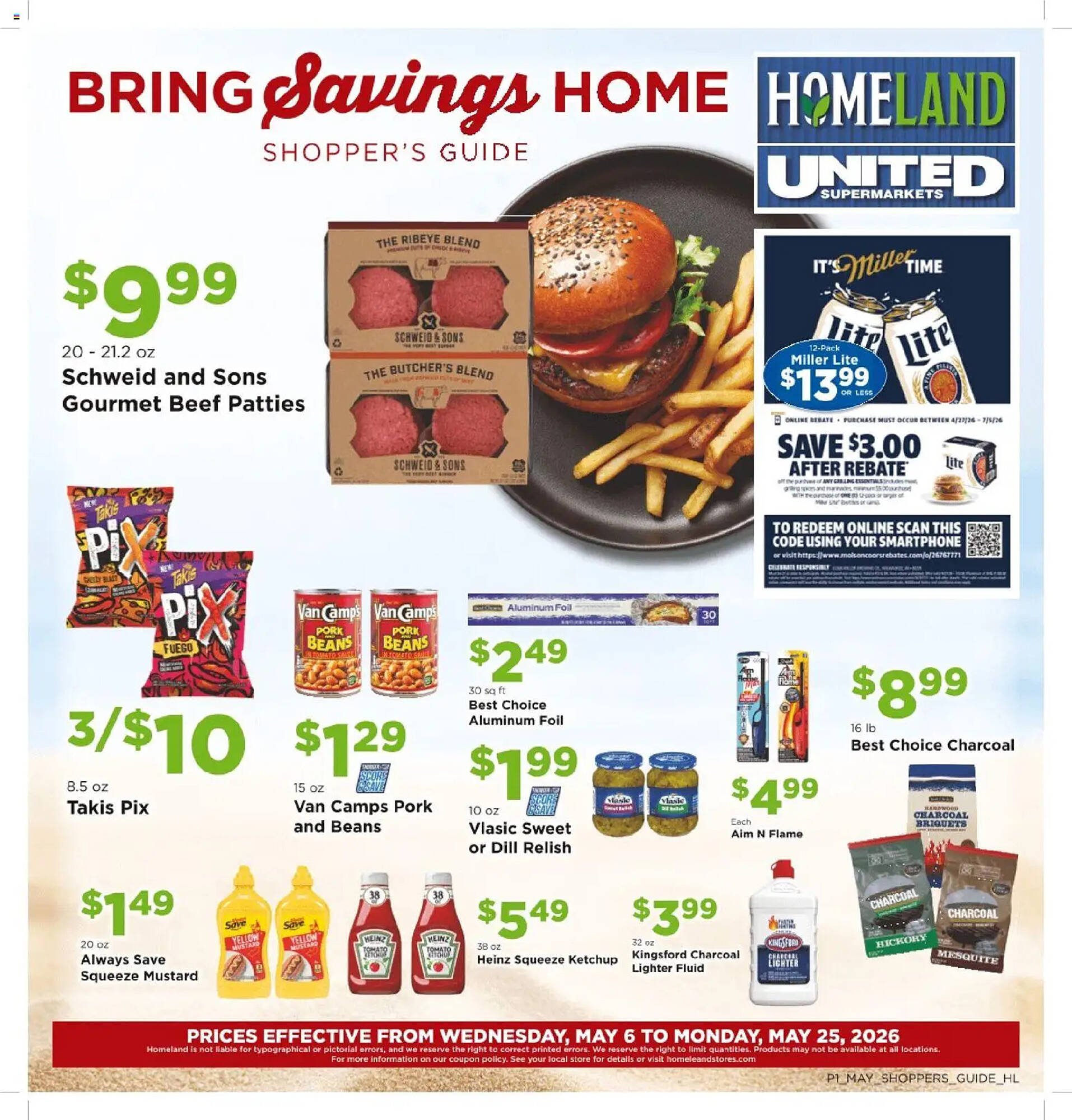 Homeland Market weekly ad