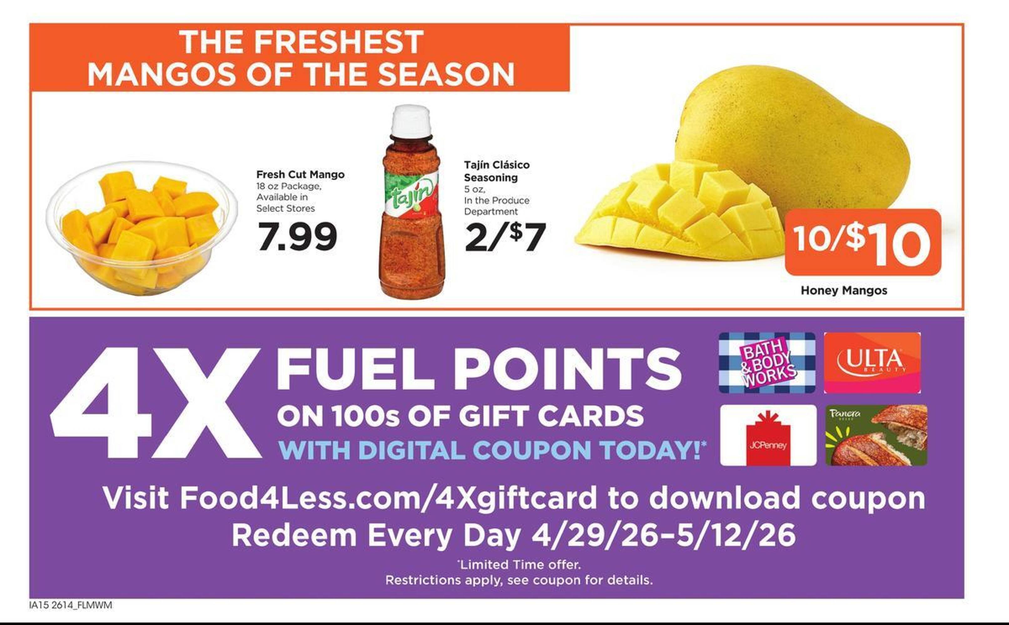 Food 4 Less weekly ad