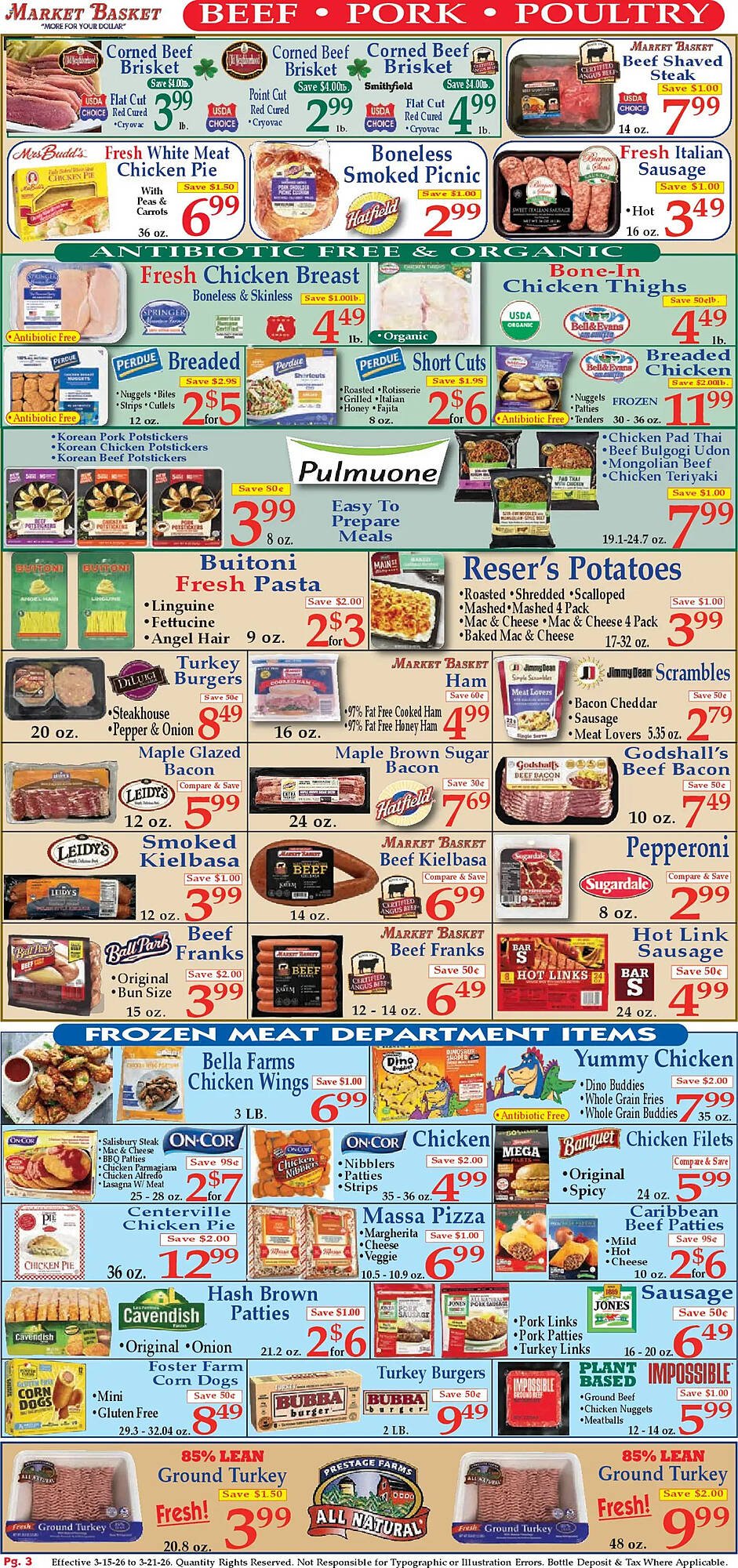 Market Basket weekly ad