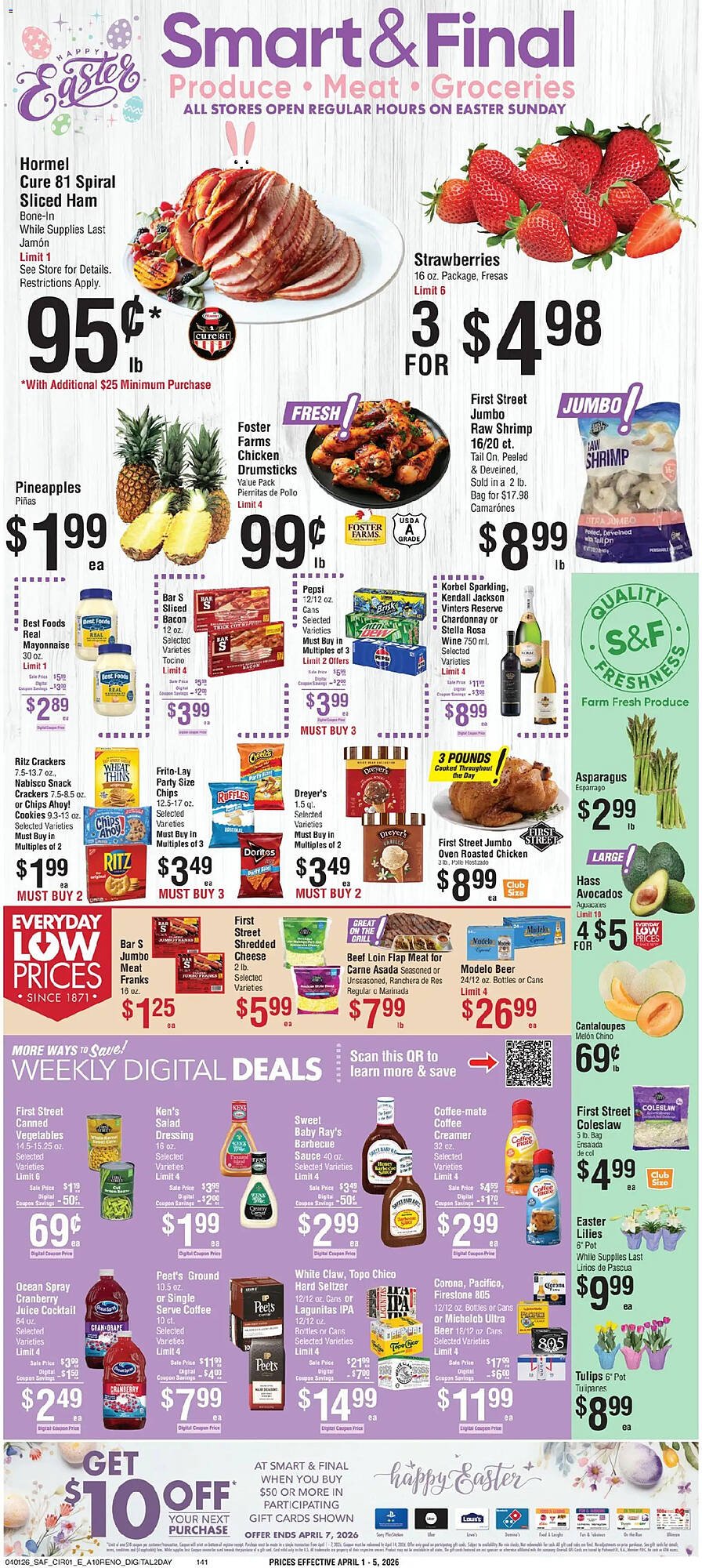 Smart &amp; Final weekly ad