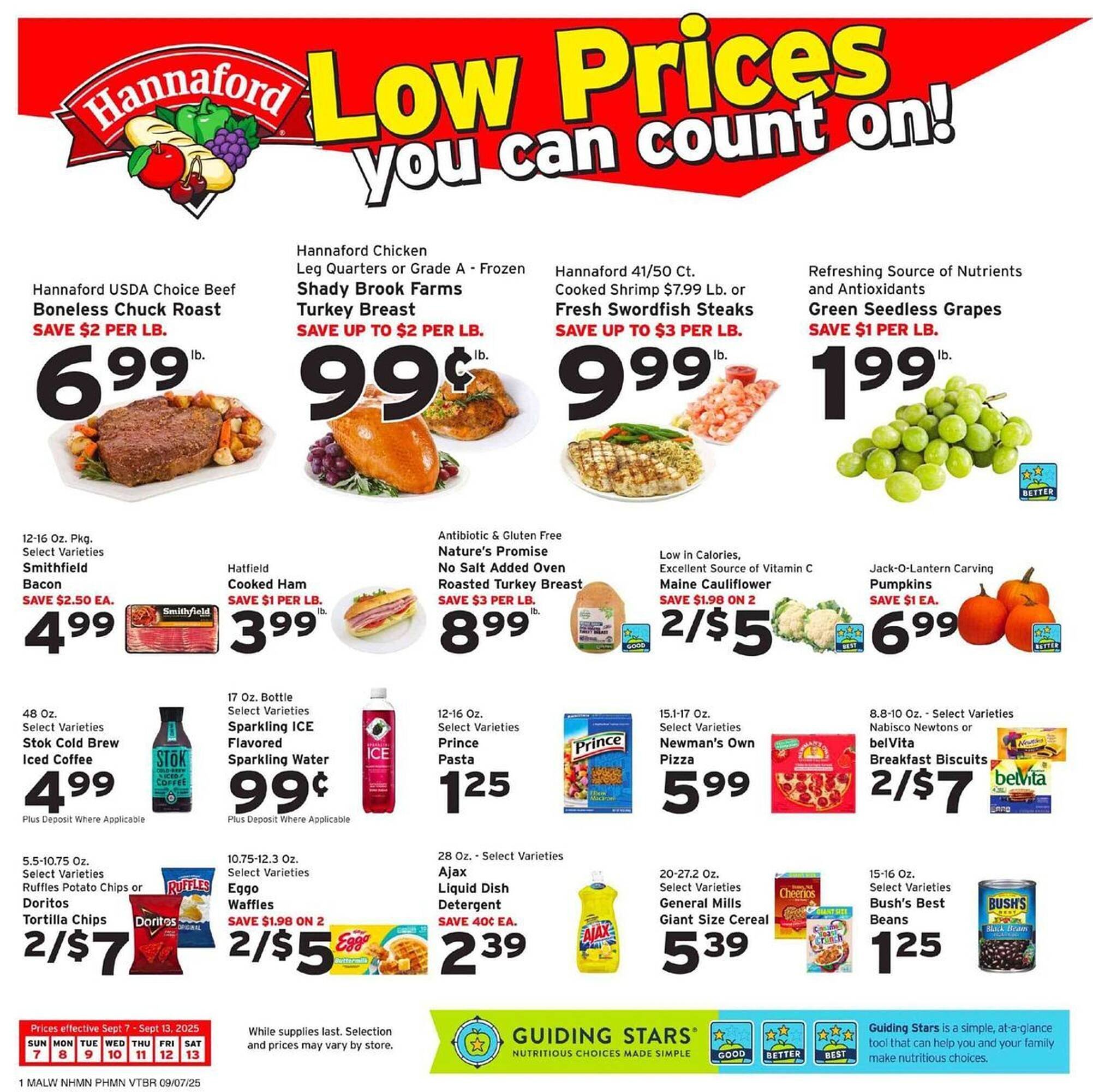 Hannaford flyer (2025-09-07 - 2025-09-13) | 1