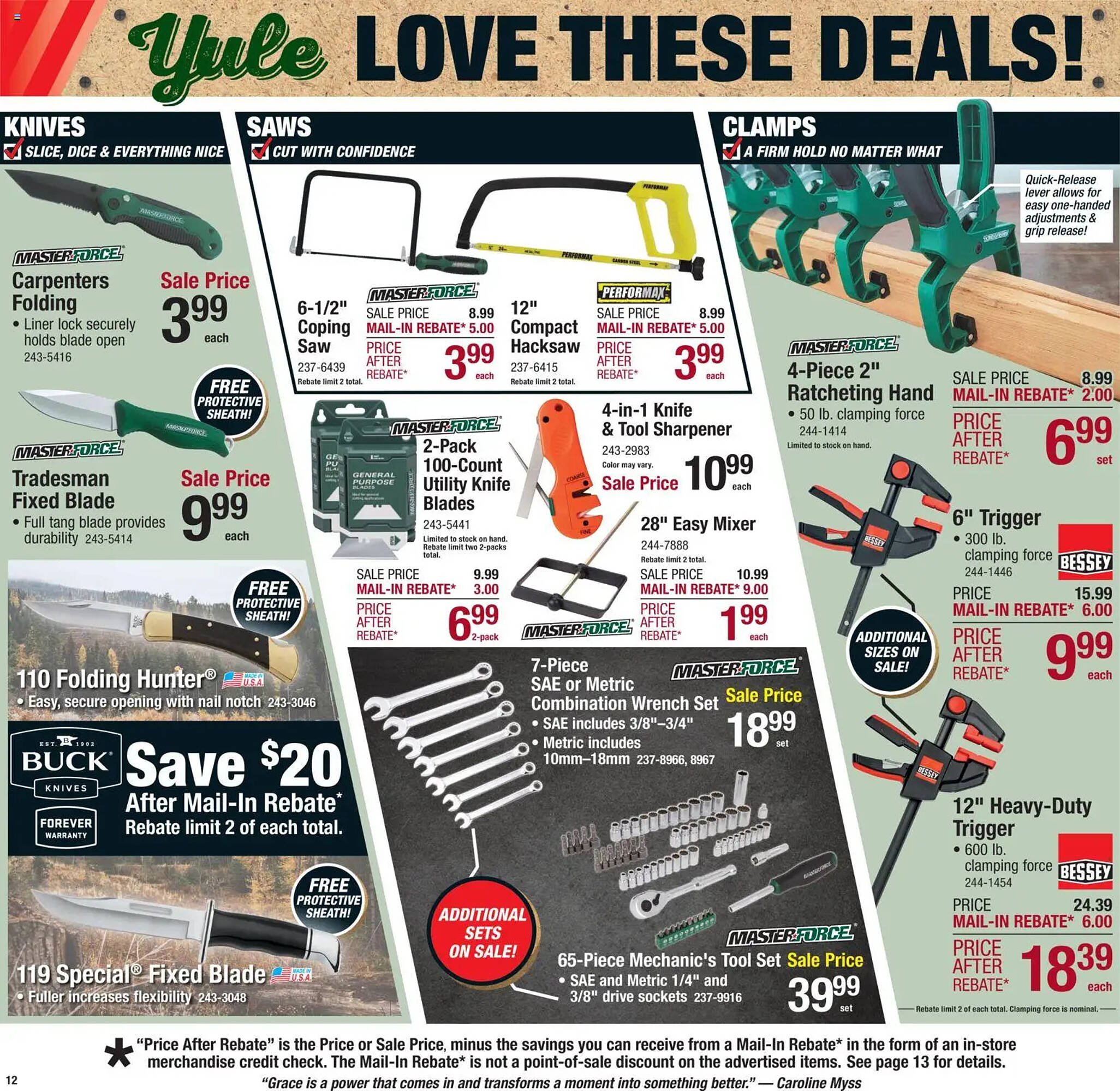 Menards weekly ad