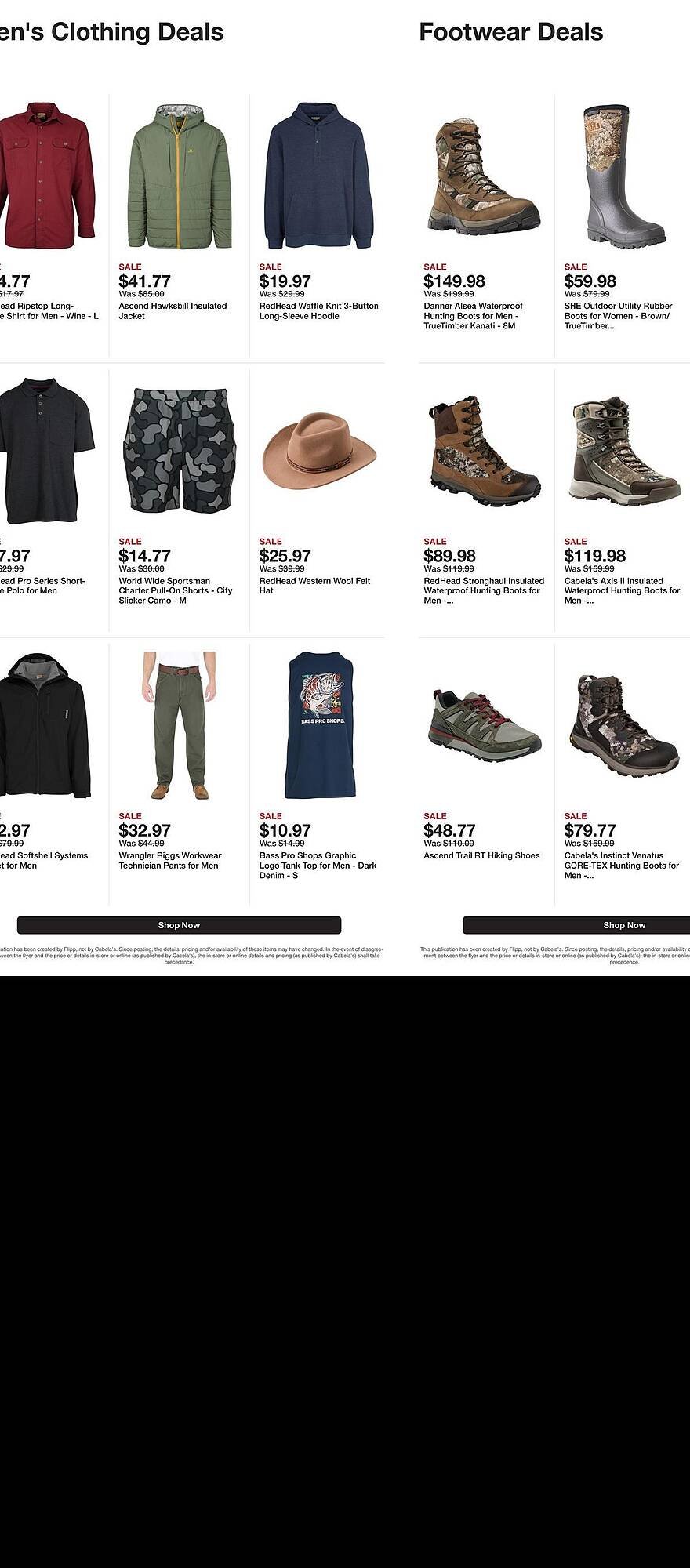 Cabela's weekly ad