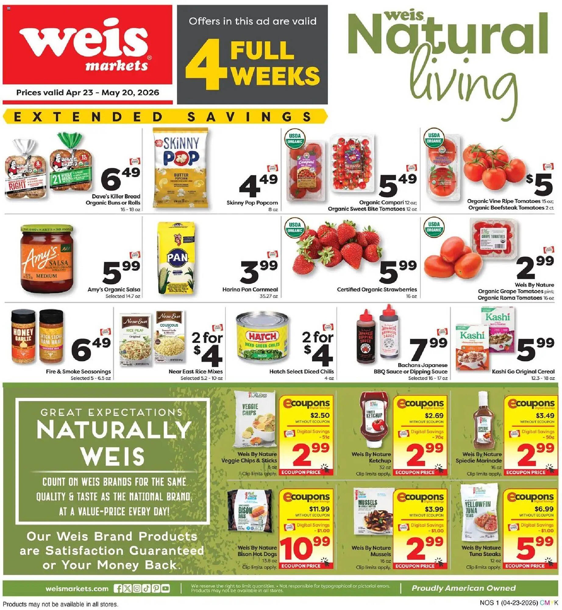 Weis Markets weekly ad