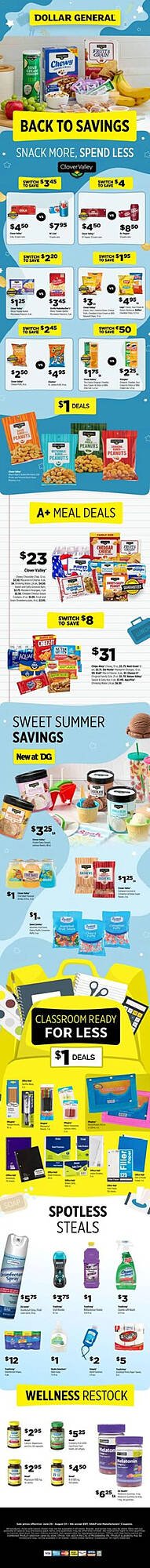 Dollar General Weekly Ad (2025-06-30 - 2025-09-01) | 1