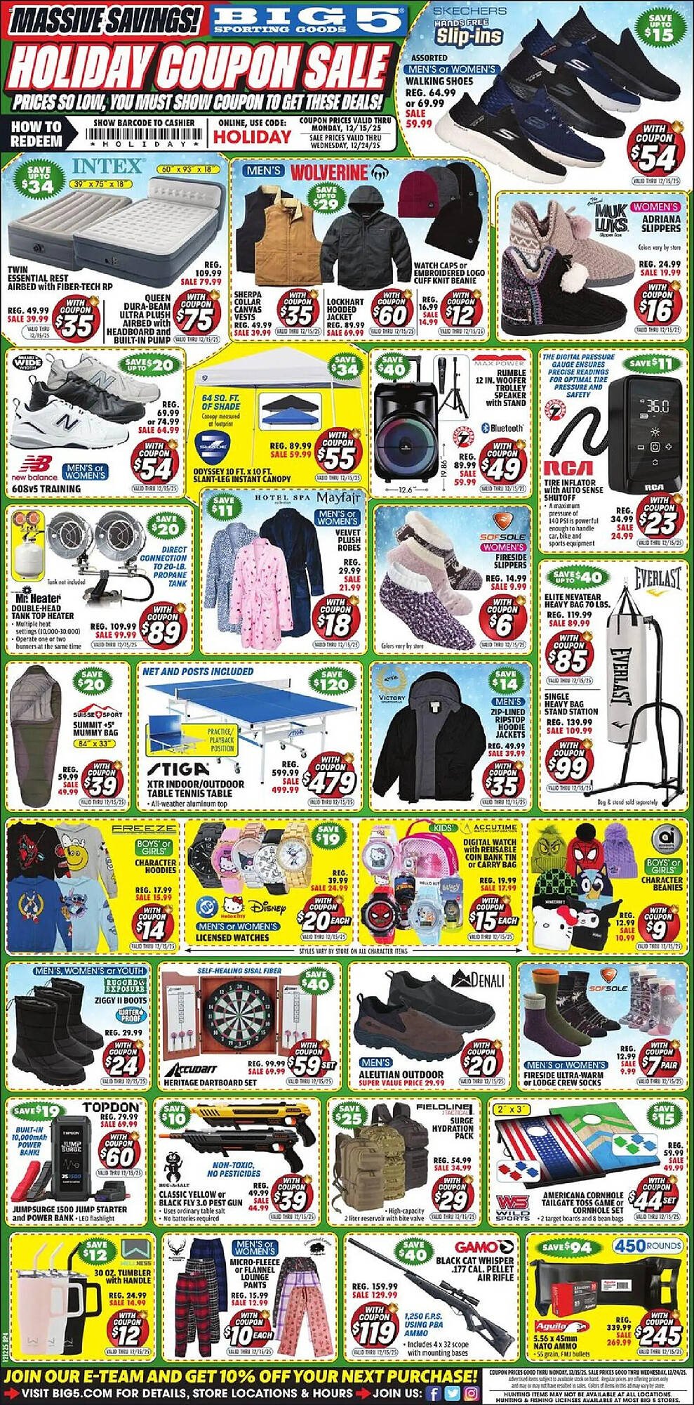 Big 5 weekly ad