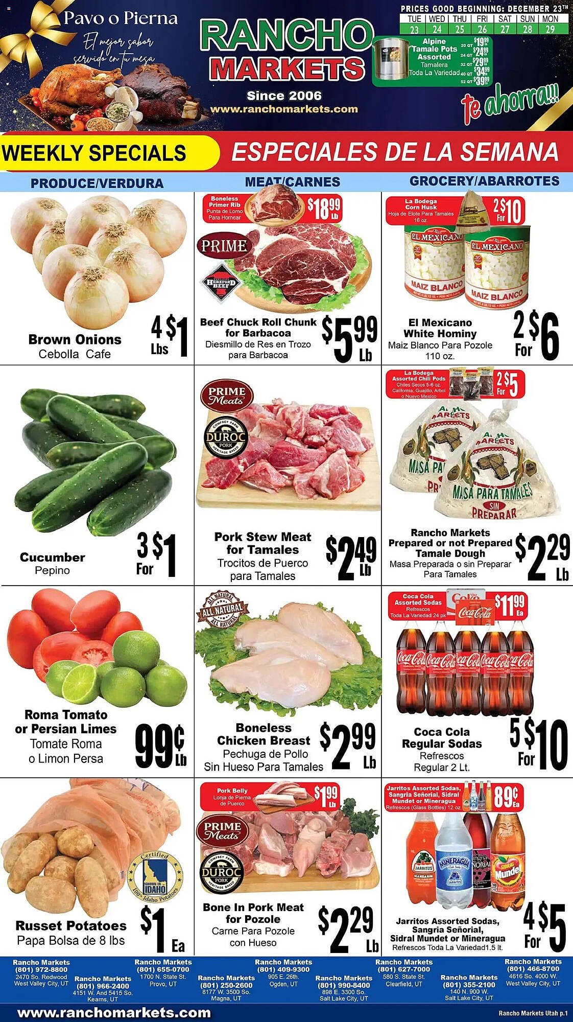 Rancho Markets weekly ad
