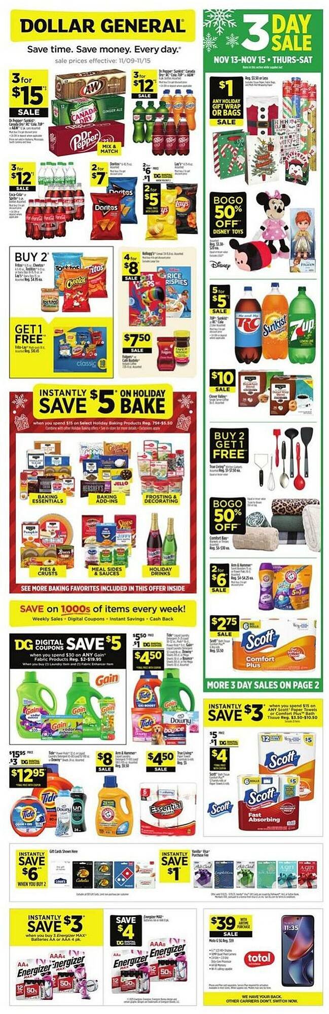 Dollar General weekly ad (2025-11-09 - 2025-11-15) | 1