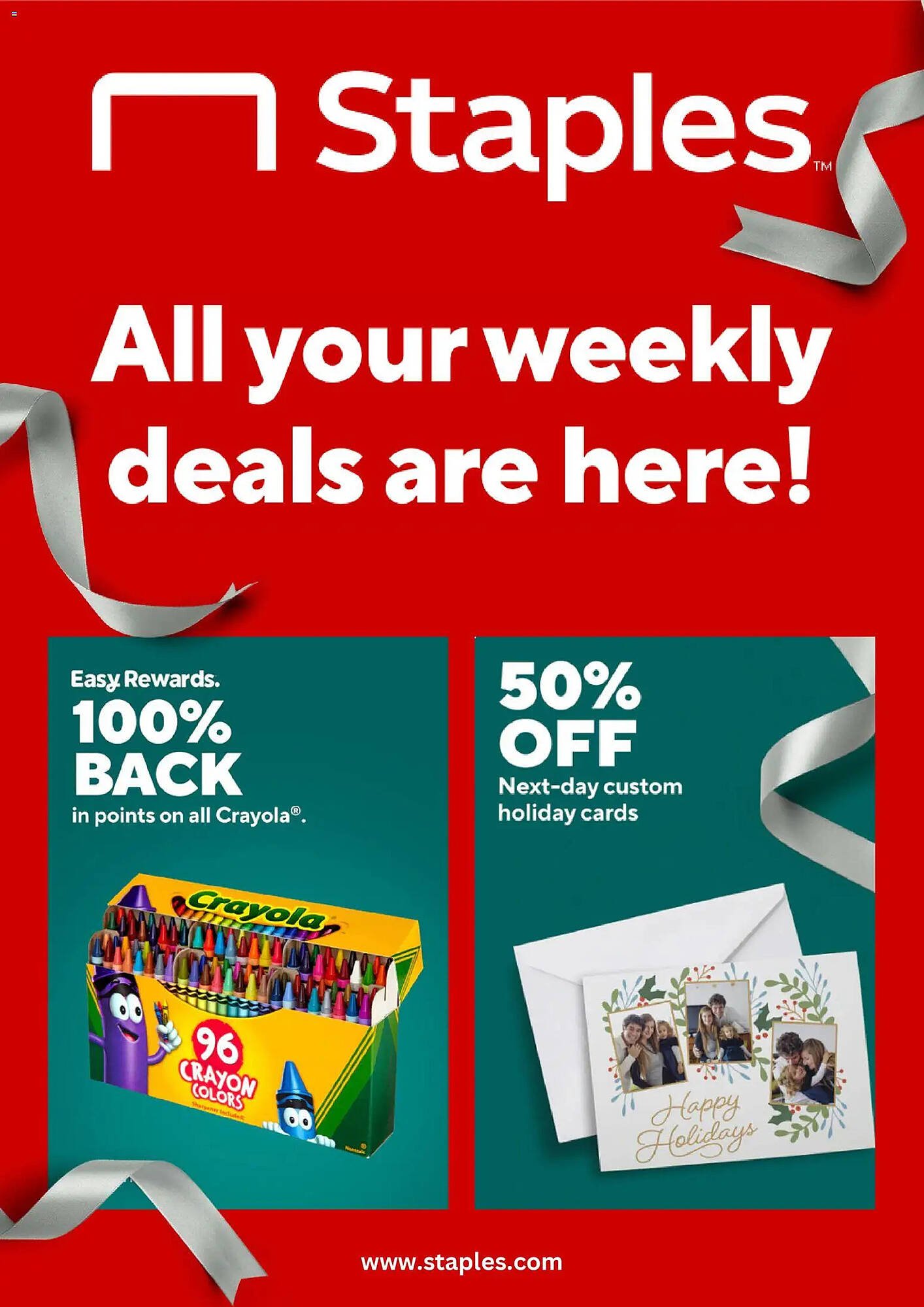 Staples weekly ad