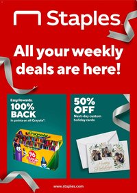 Staples weekly ad