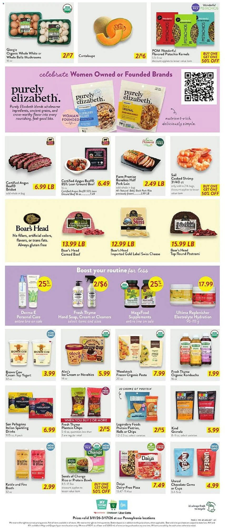 Fresh Thyme weekly ad