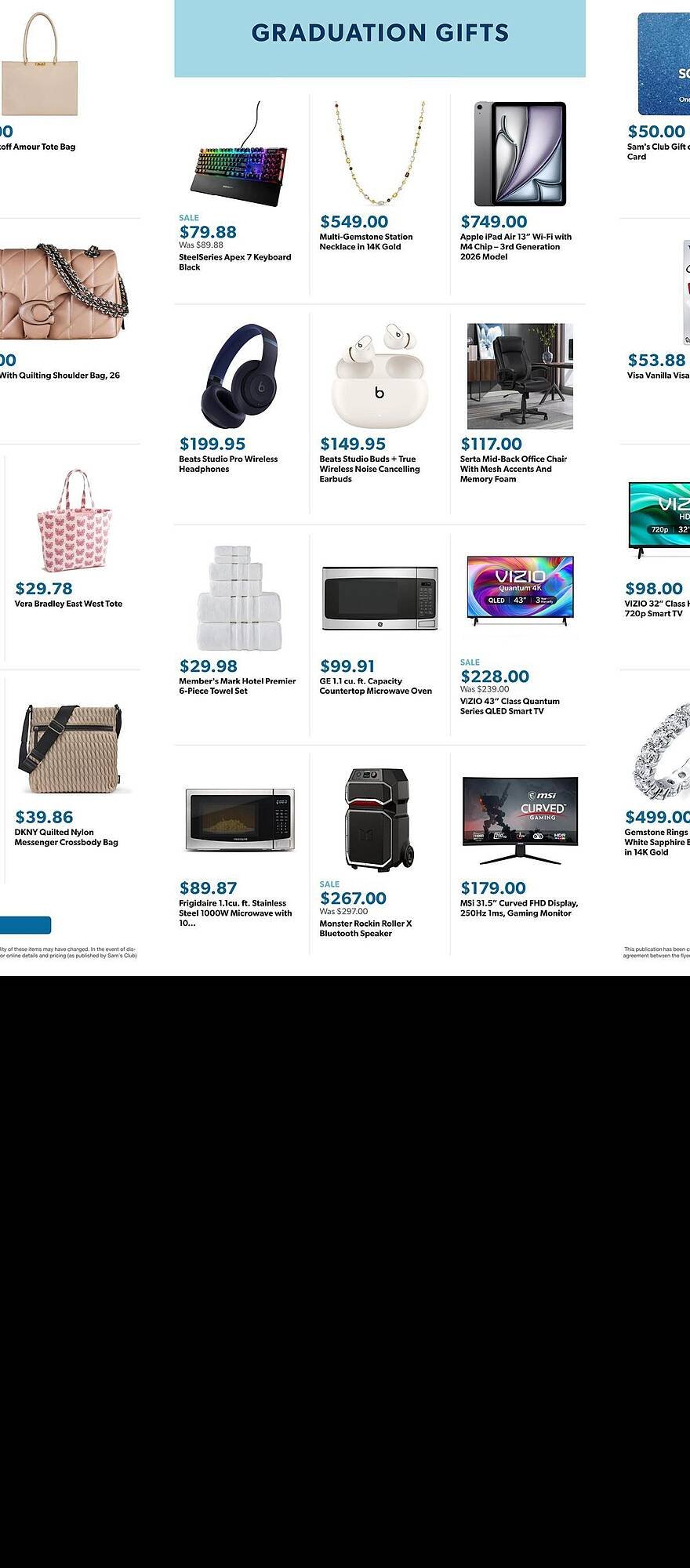 Sam's Club weekly ad