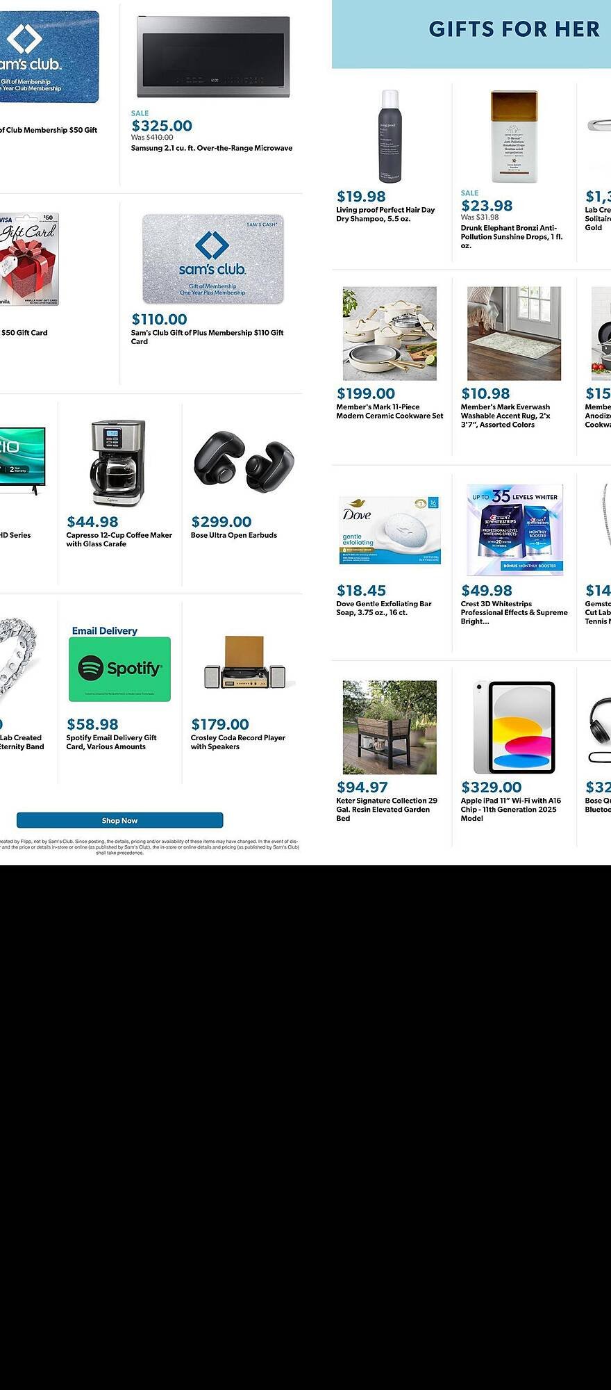 Sam's Club weekly ad