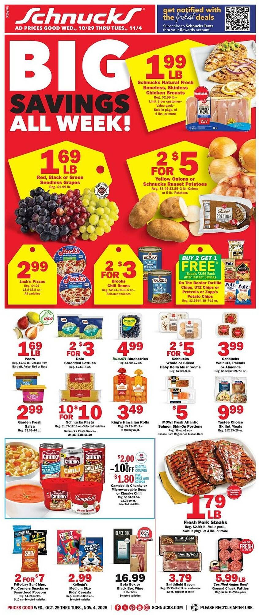 Schnucks weekly ad (2025-10-29 - 2025-11-04) | 1
