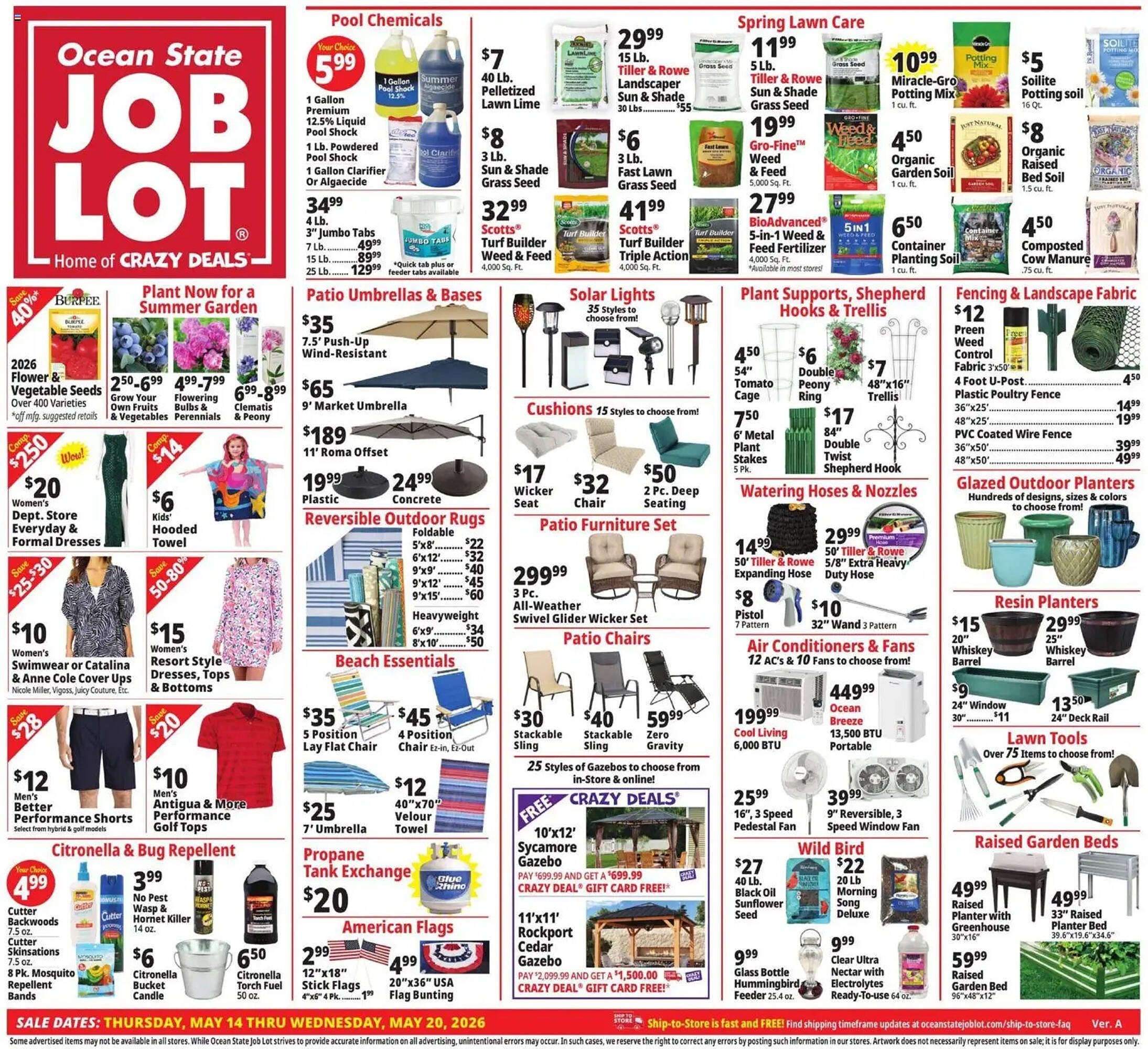 Ocean State Job Lot flyer