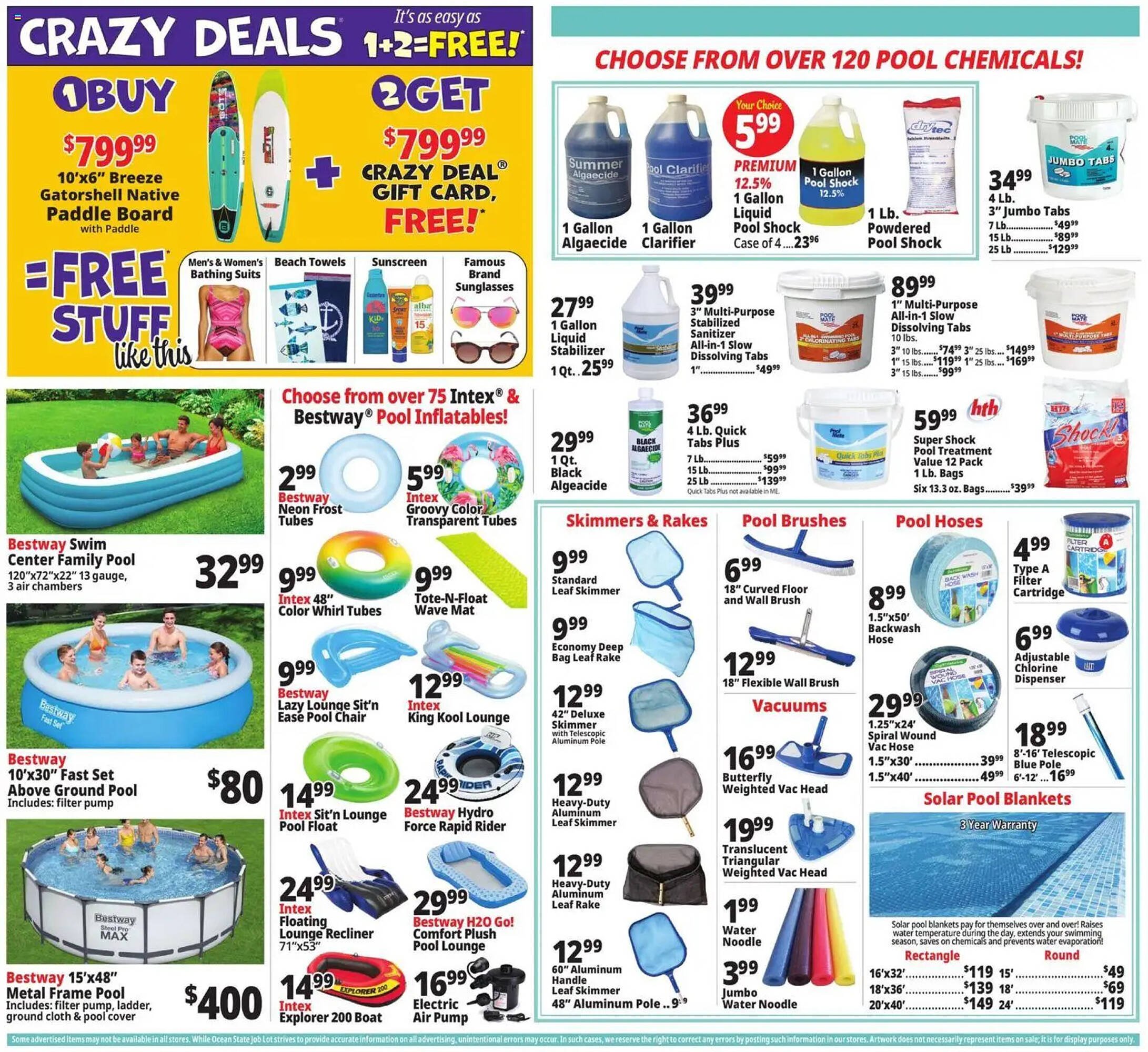 Ocean State Job Lot flyer