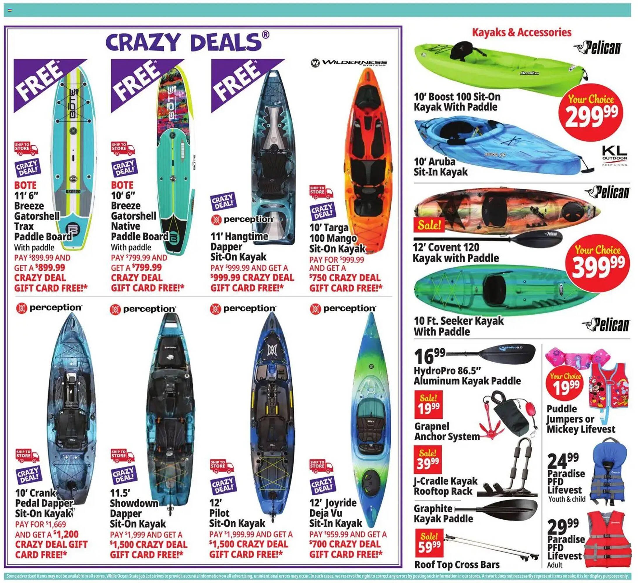 Ocean State Job Lot flyer