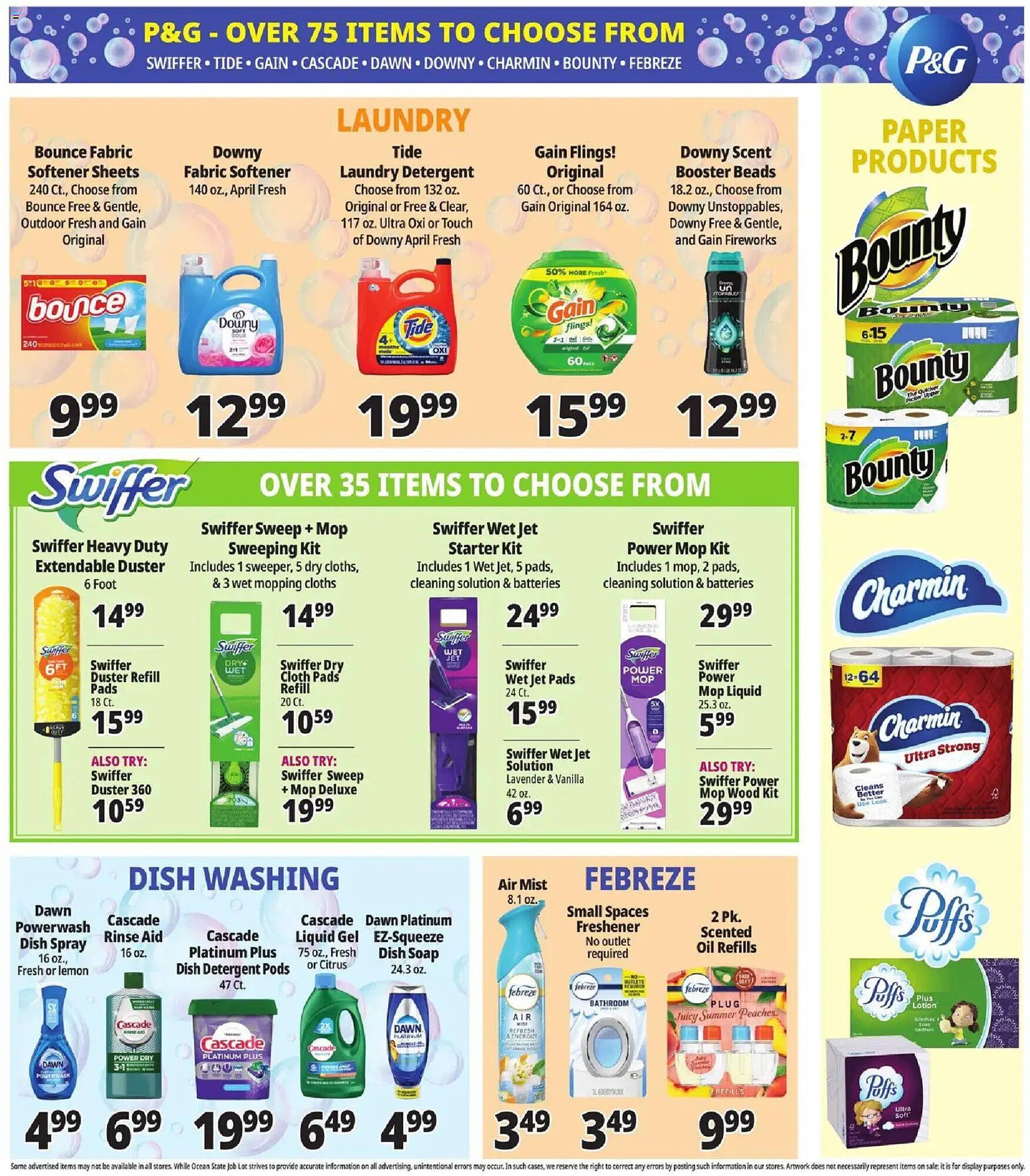 Ocean State Job Lot flyer