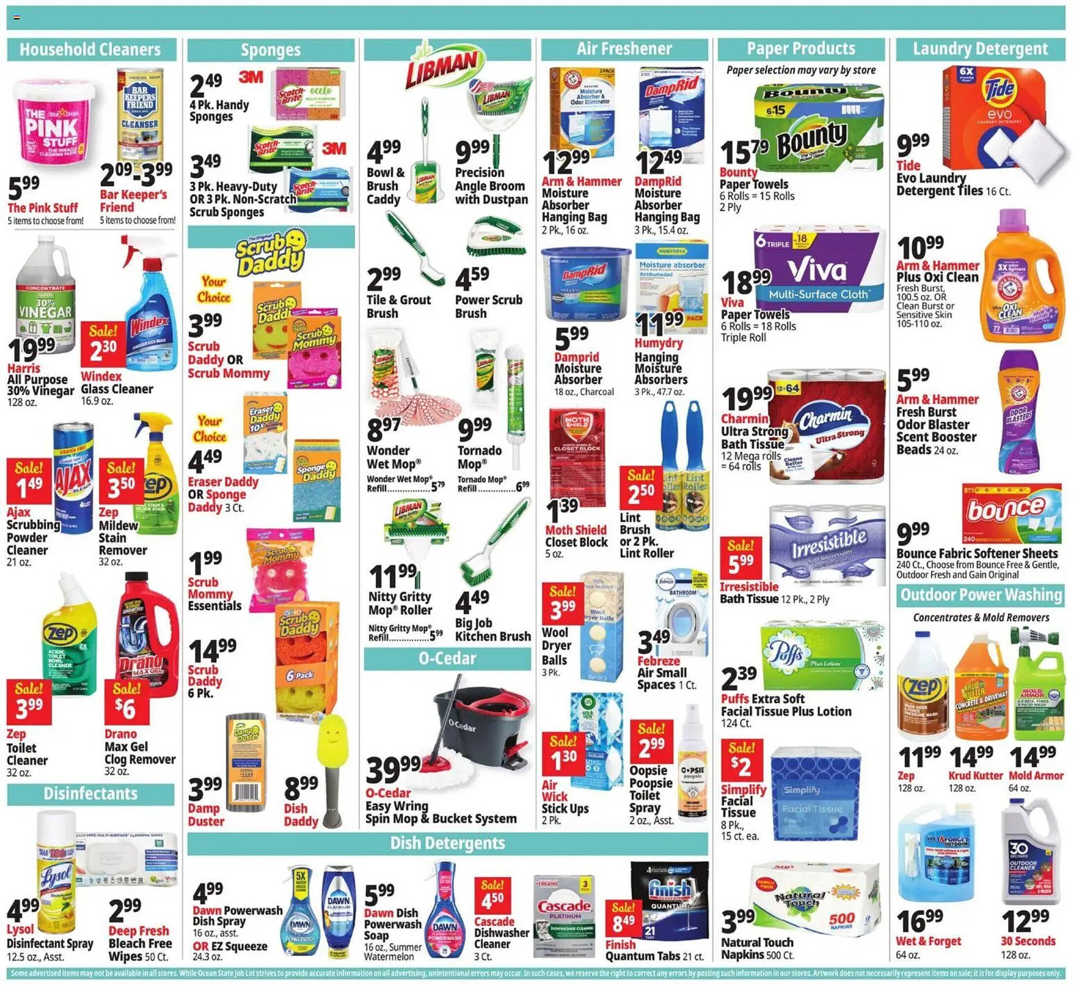 Ocean State Job Lot flyer
