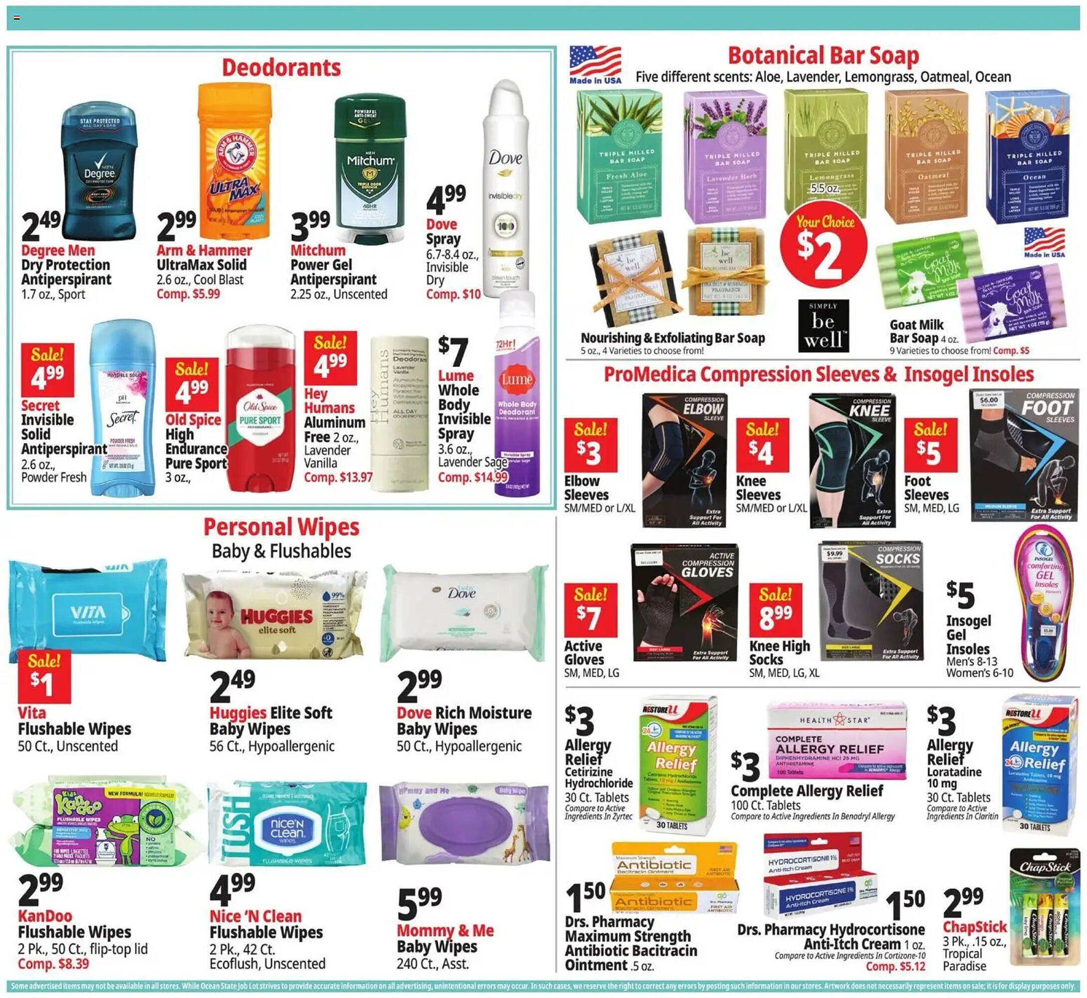 Ocean State Job Lot flyer
