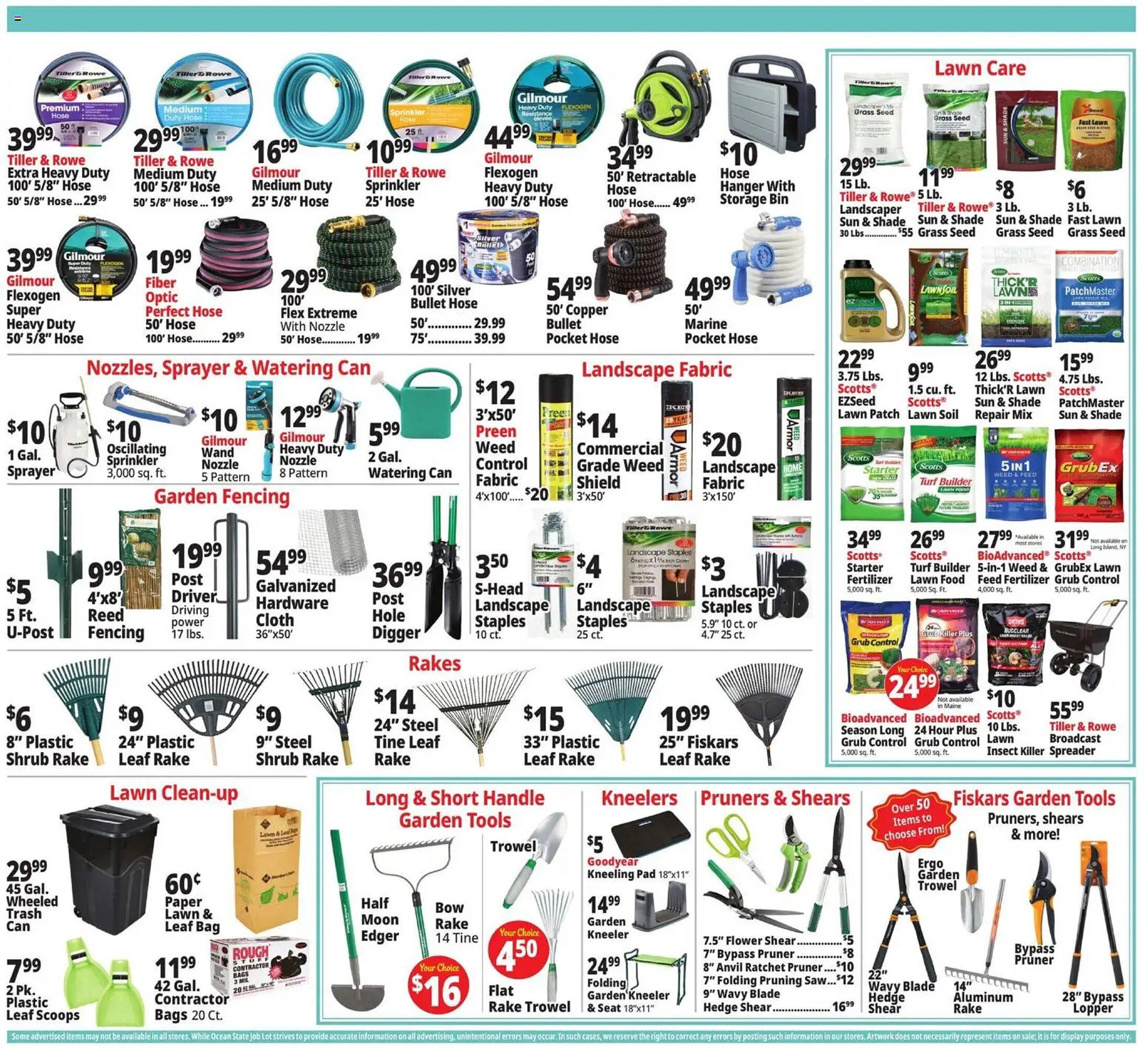 Ocean State Job Lot flyer