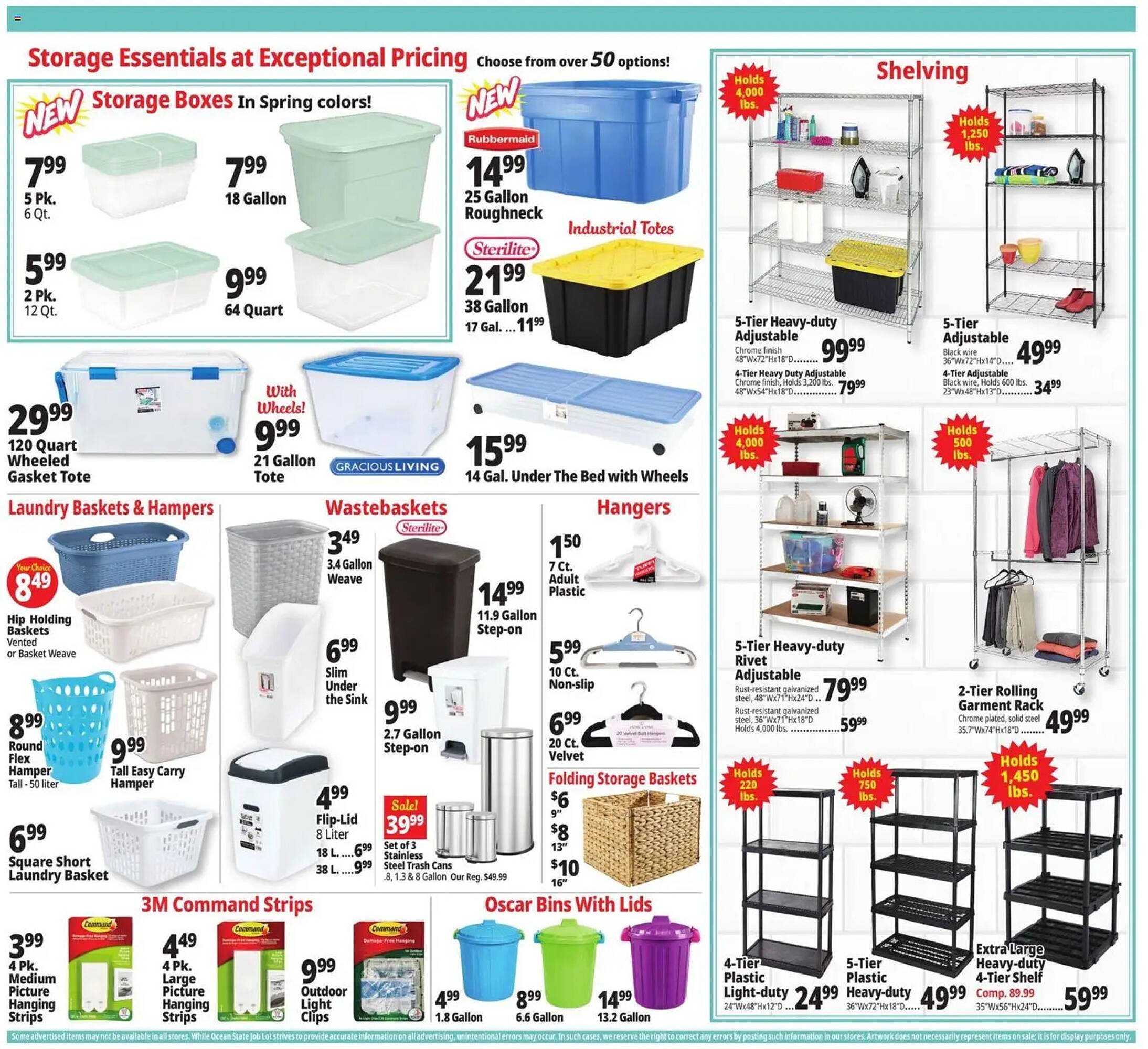 Ocean State Job Lot flyer