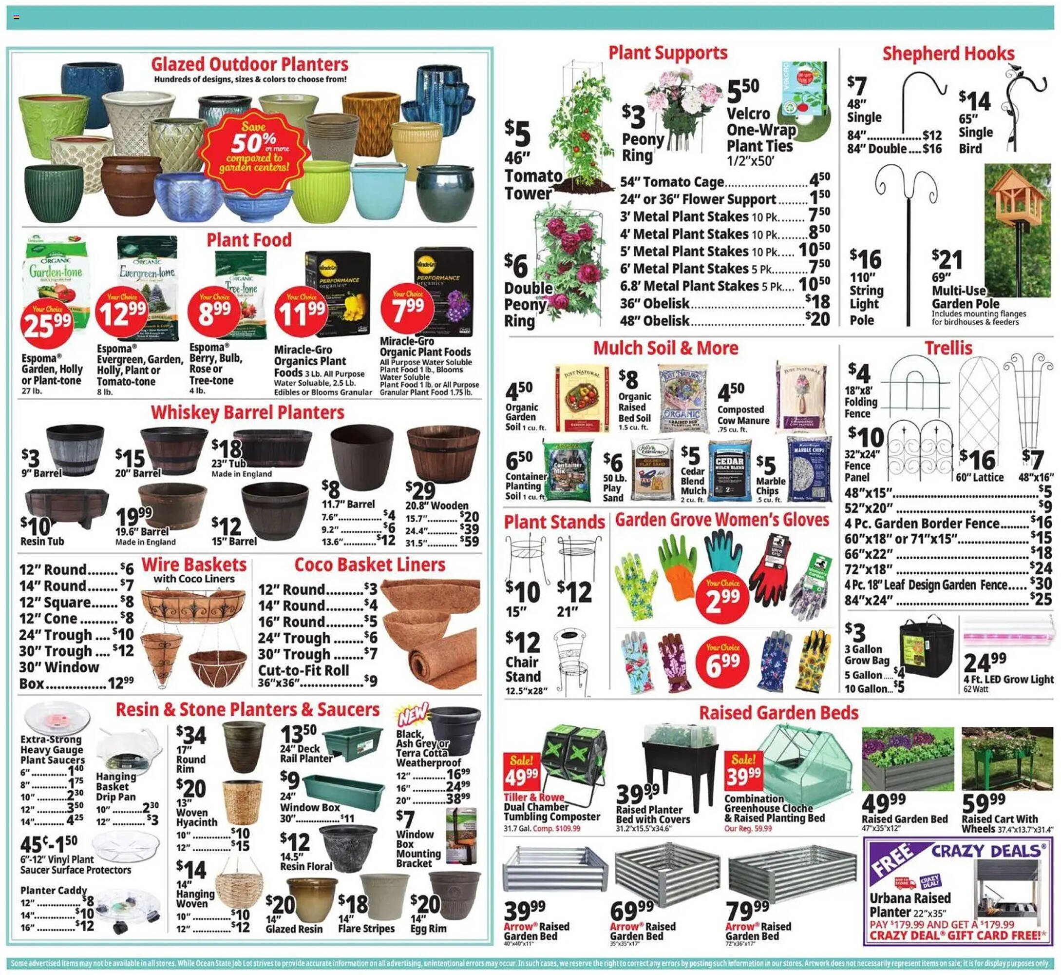 Ocean State Job Lot flyer