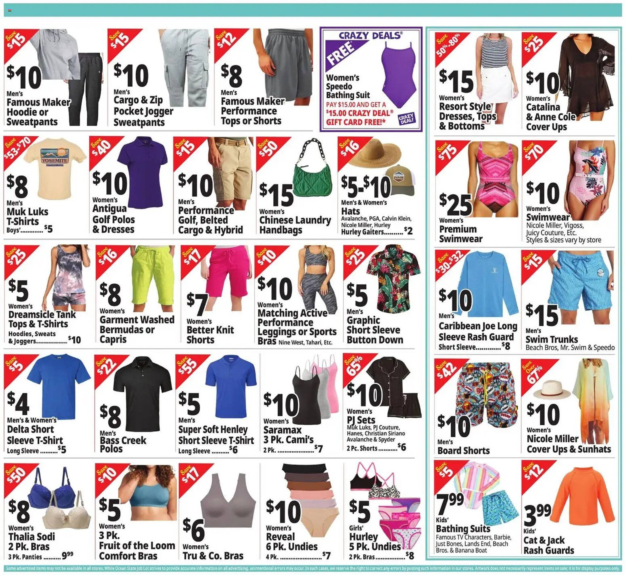 Ocean State Job Lot flyer