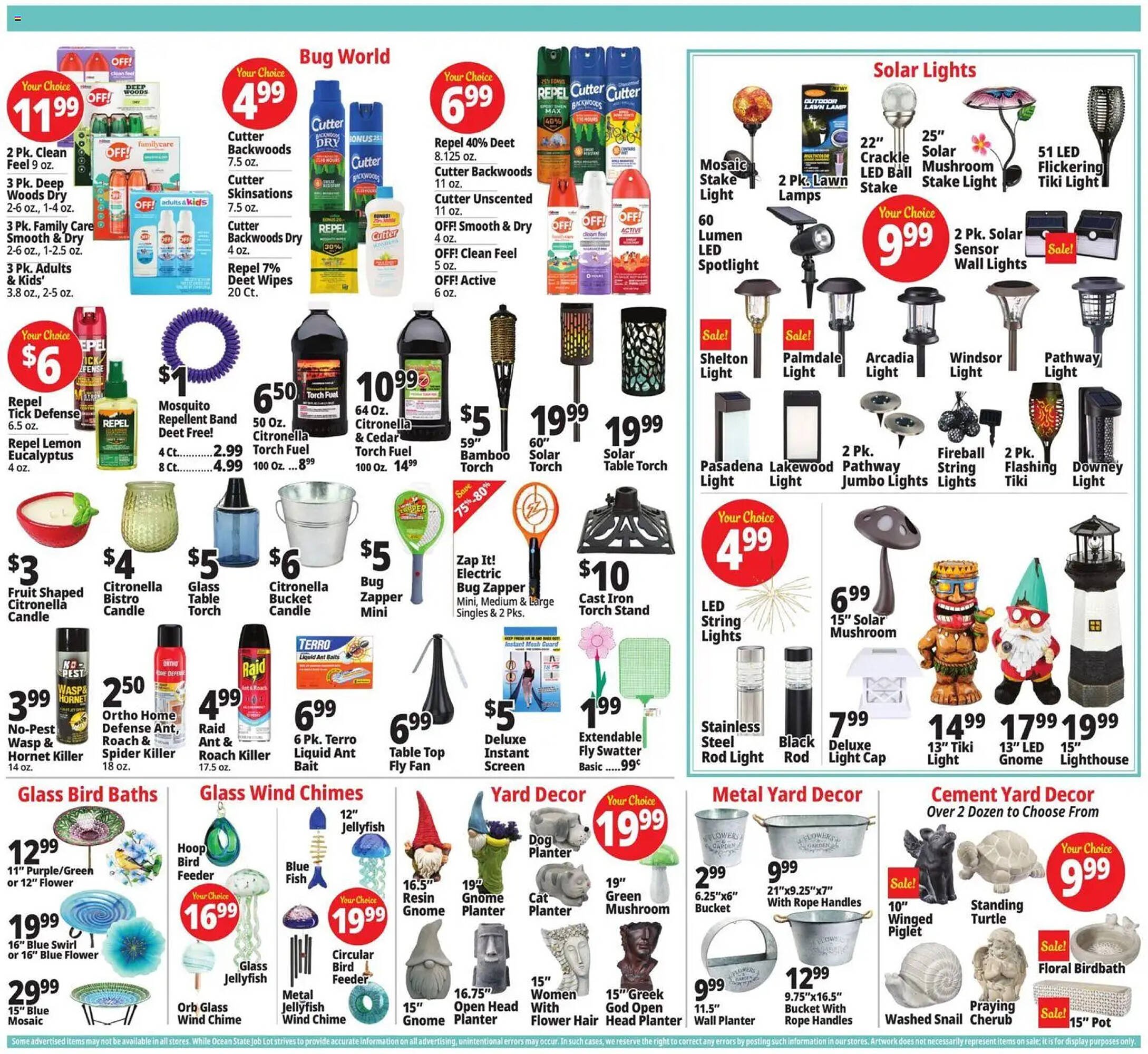 Ocean State Job Lot flyer