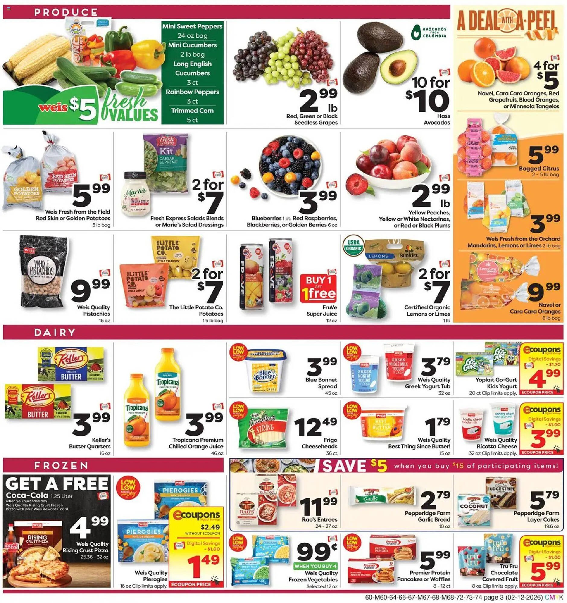 Weis Markets weekly ad