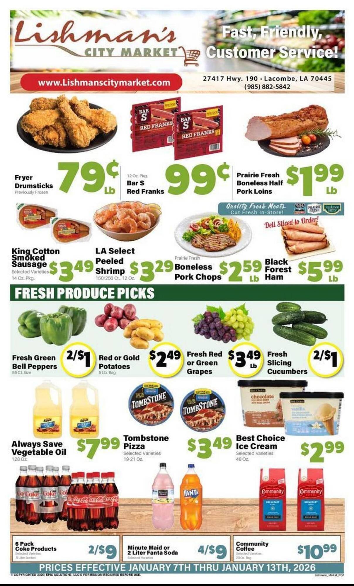 Lishman's City Market weekly ad