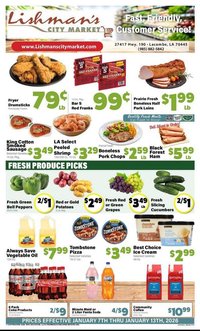 Lishman's City Market weekly ad