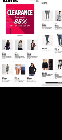Kohl's weekly ad