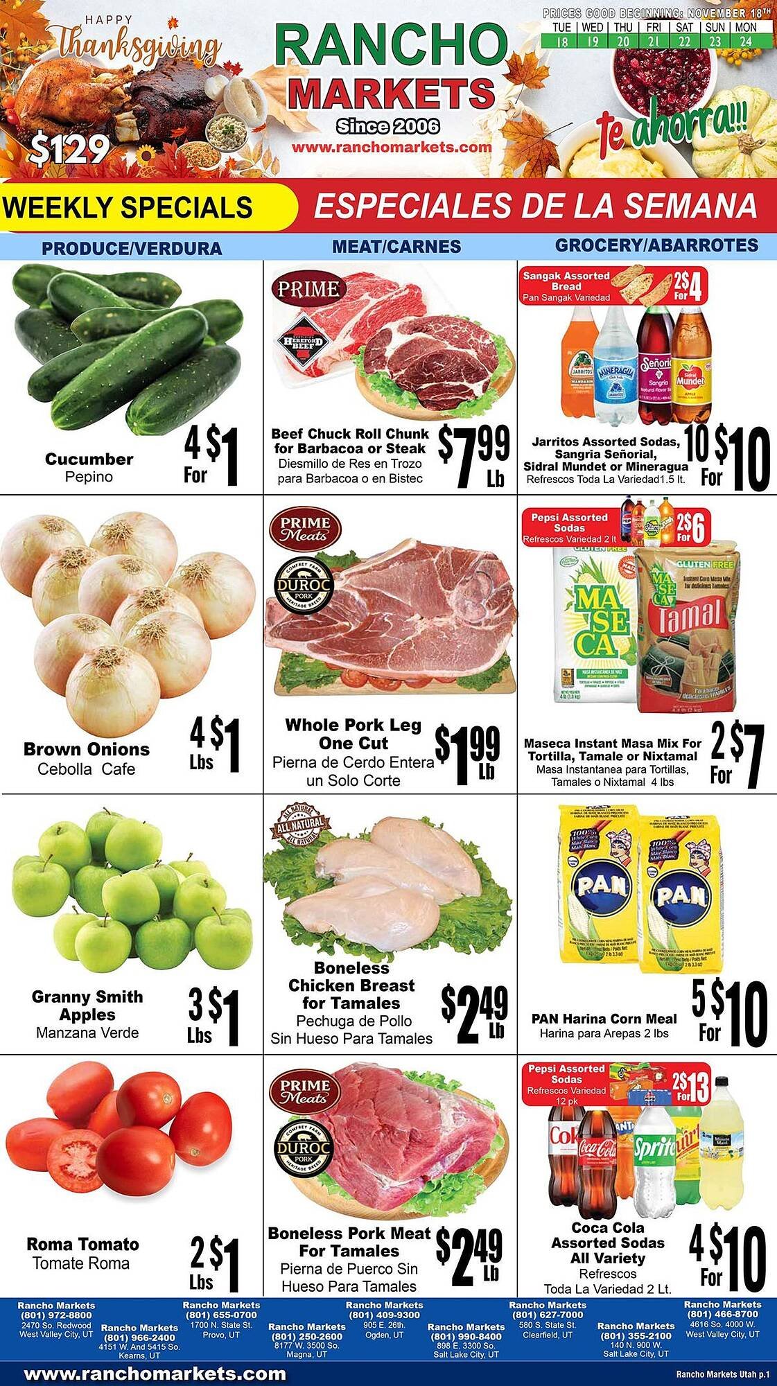 Rancho Markets weekly ad
