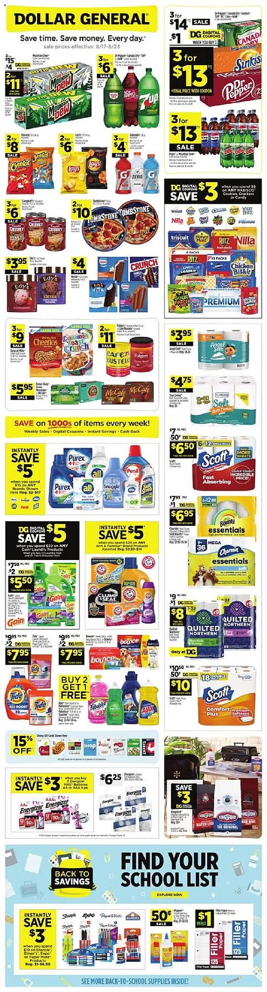 Dollar General Weekly Ad (2025-08-17 - 2025-08-23) | 1