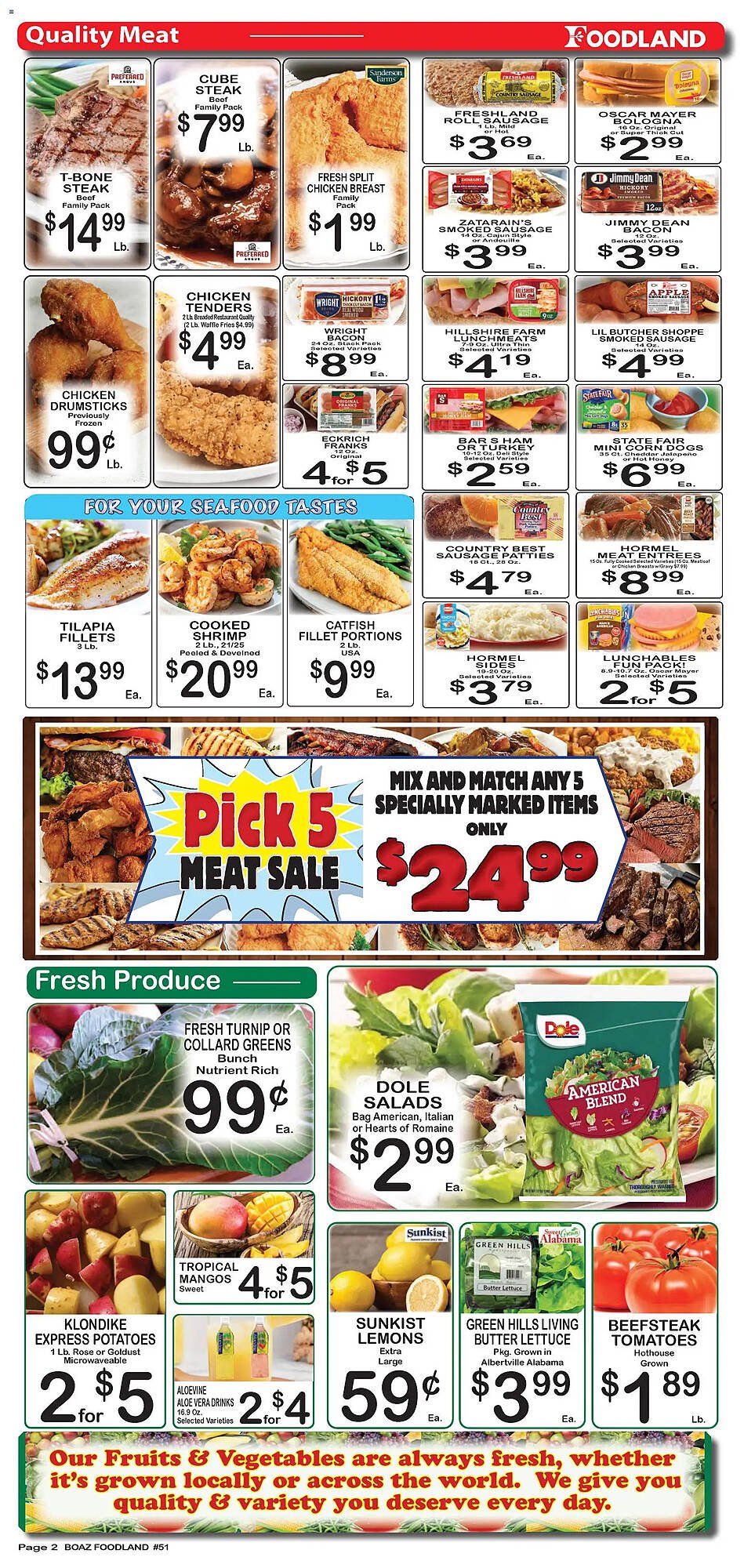 Foodland weekly ad