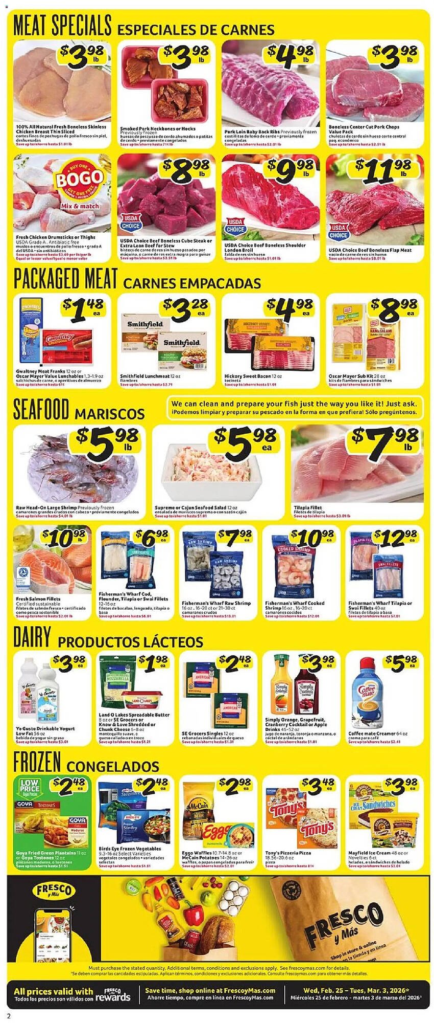 Fresco y Más weekly ad