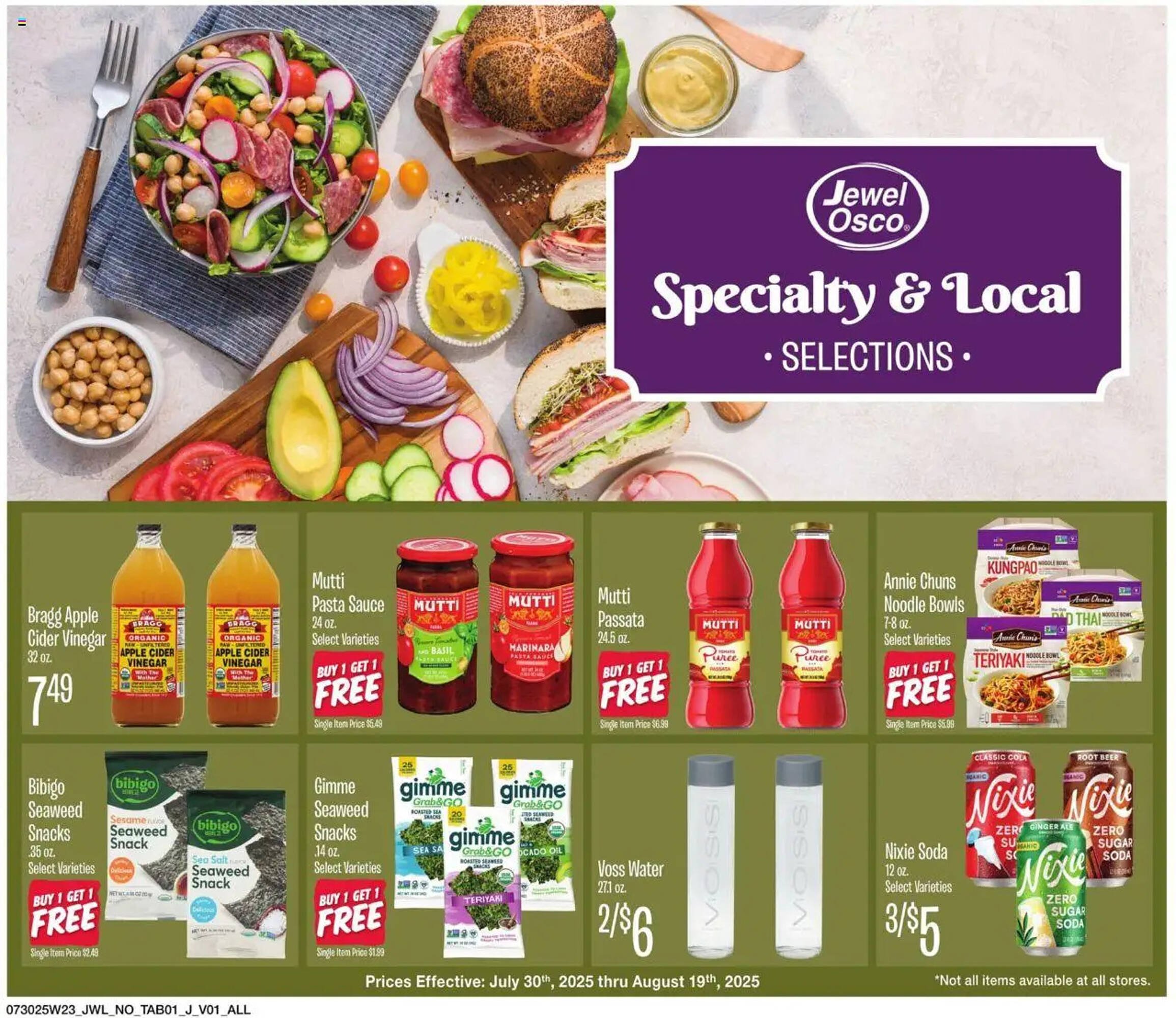 Jewel-Osco Weekly Ad (2025-07-30 - 2025-08-19) | 1