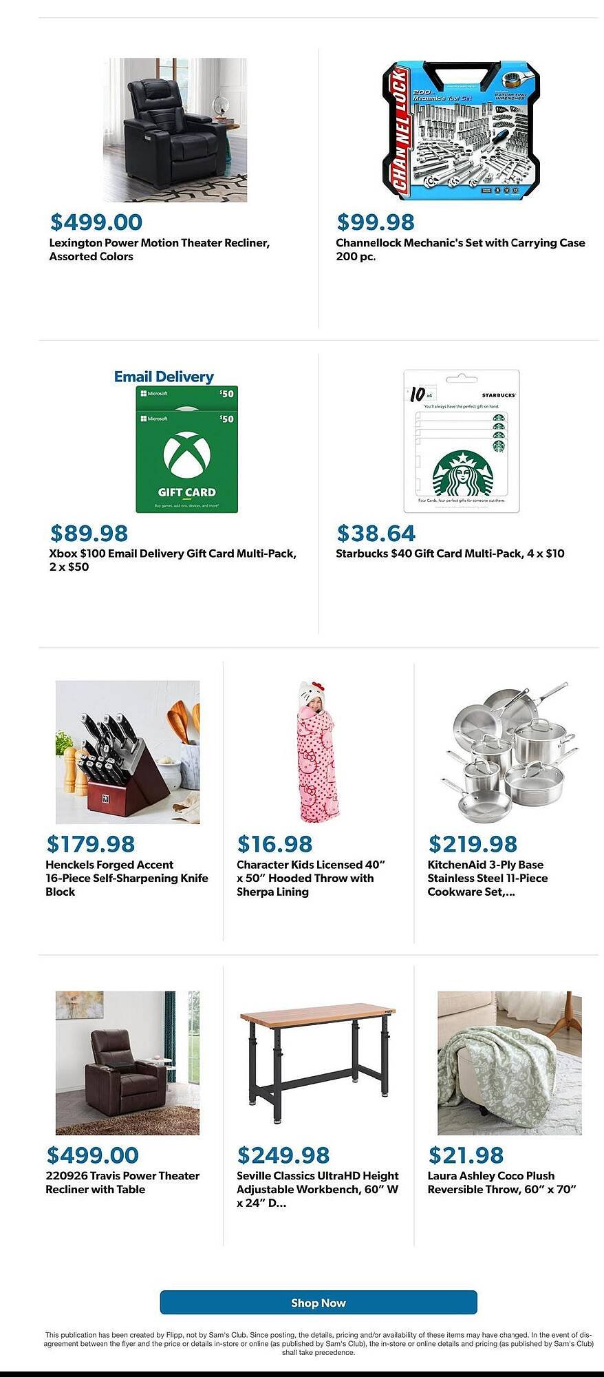 Sam&#039;s Club weekly ad